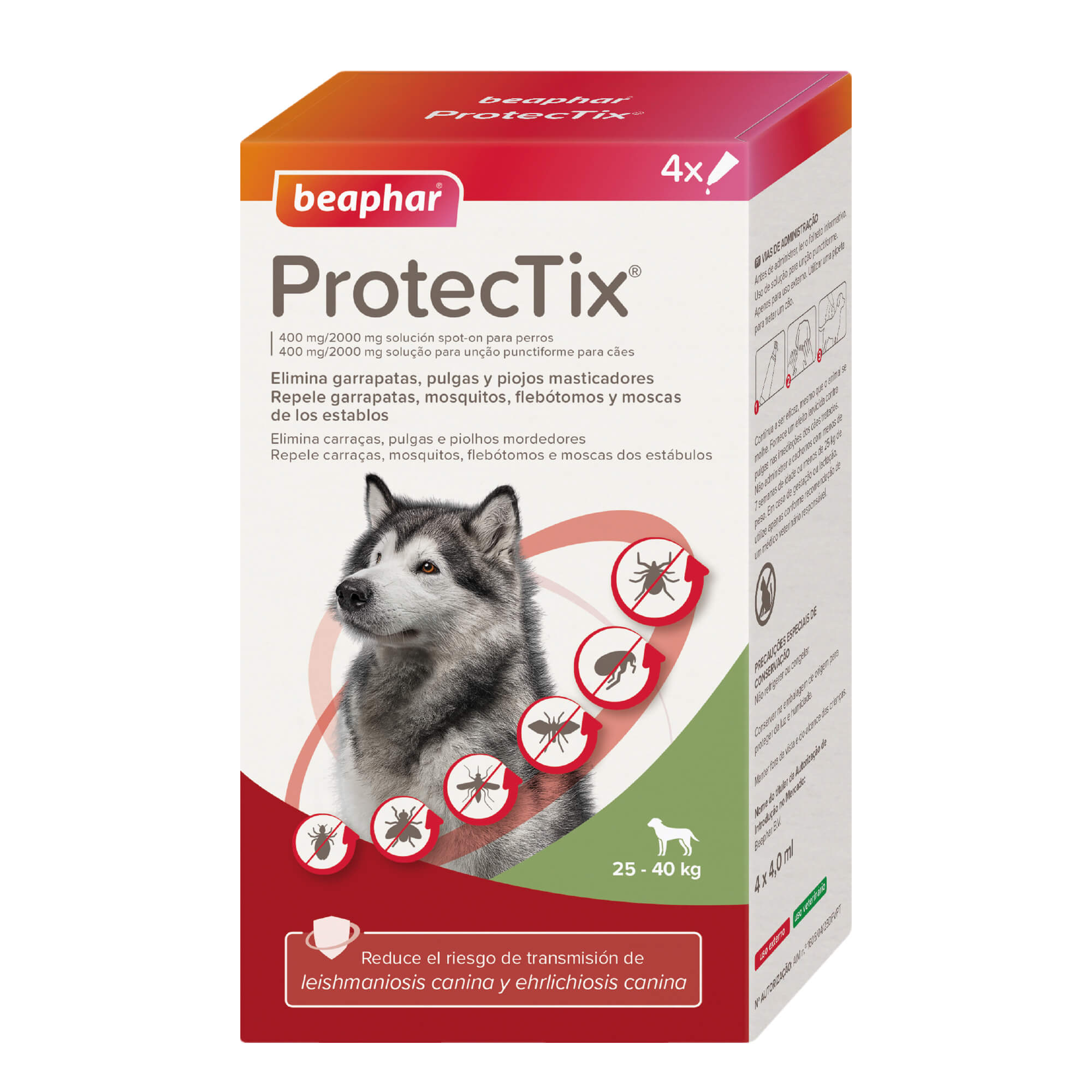PROTECTIX PIPETAS PERROS L (25-40KG)