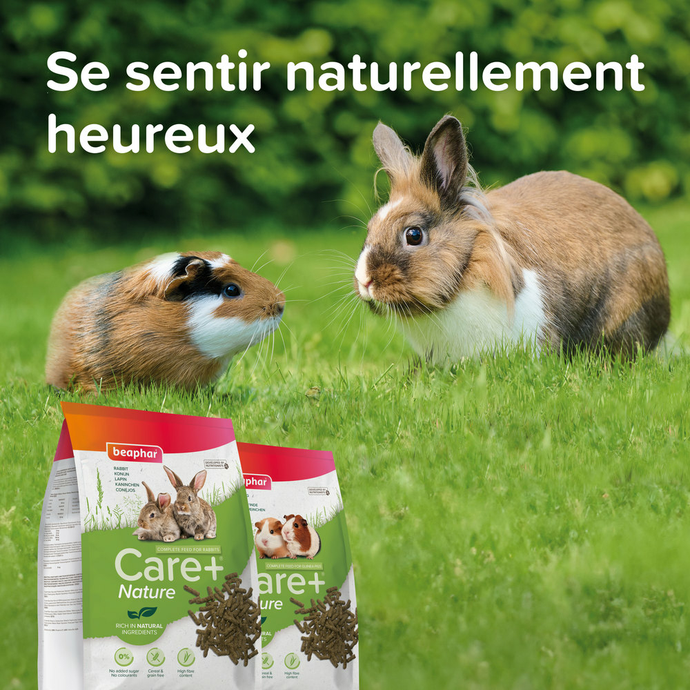 Care+® Nature, Aliment Premium pour Cochon d'Inde - 1,5 kg