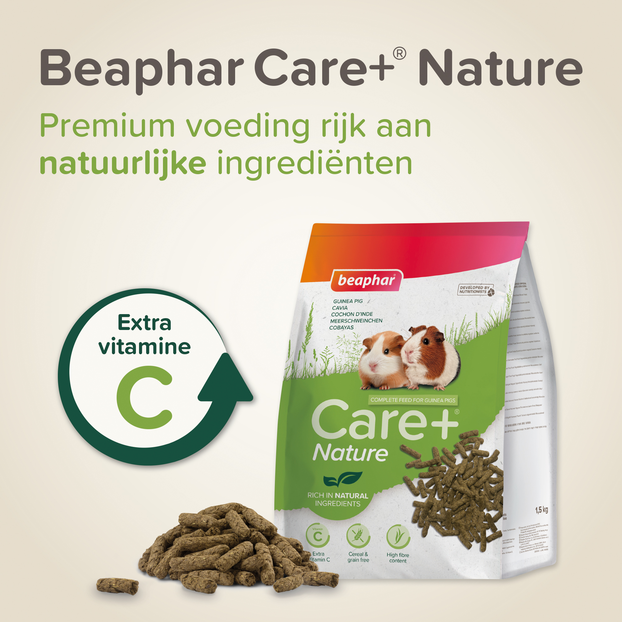Beaphar Care+ Nature Cavia 1,5kg