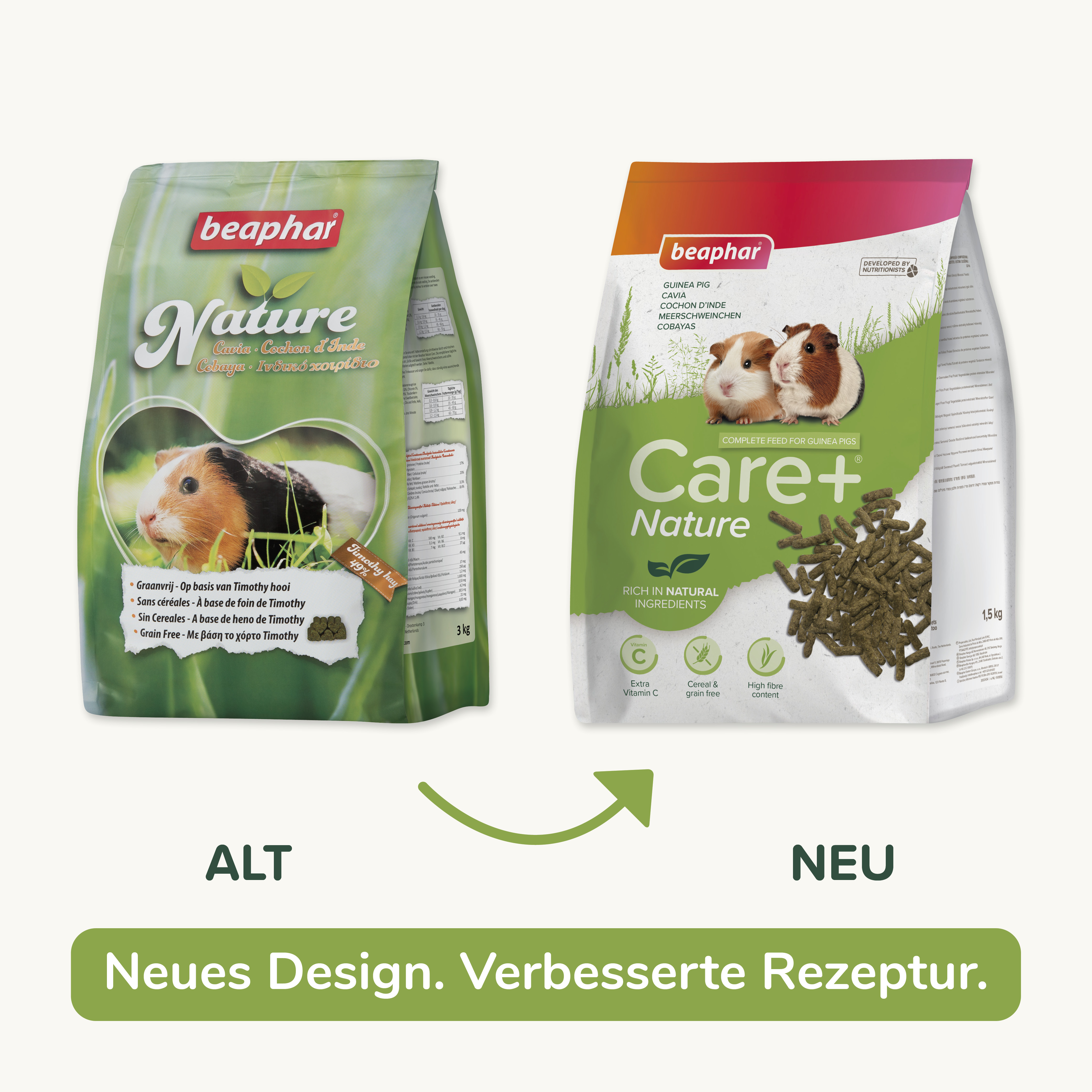 Care+ Nature Meerschweinchen, 1,5kg