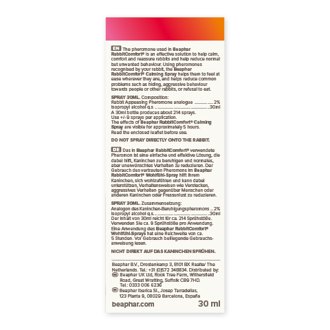 RabbitComfort Calming Spray
