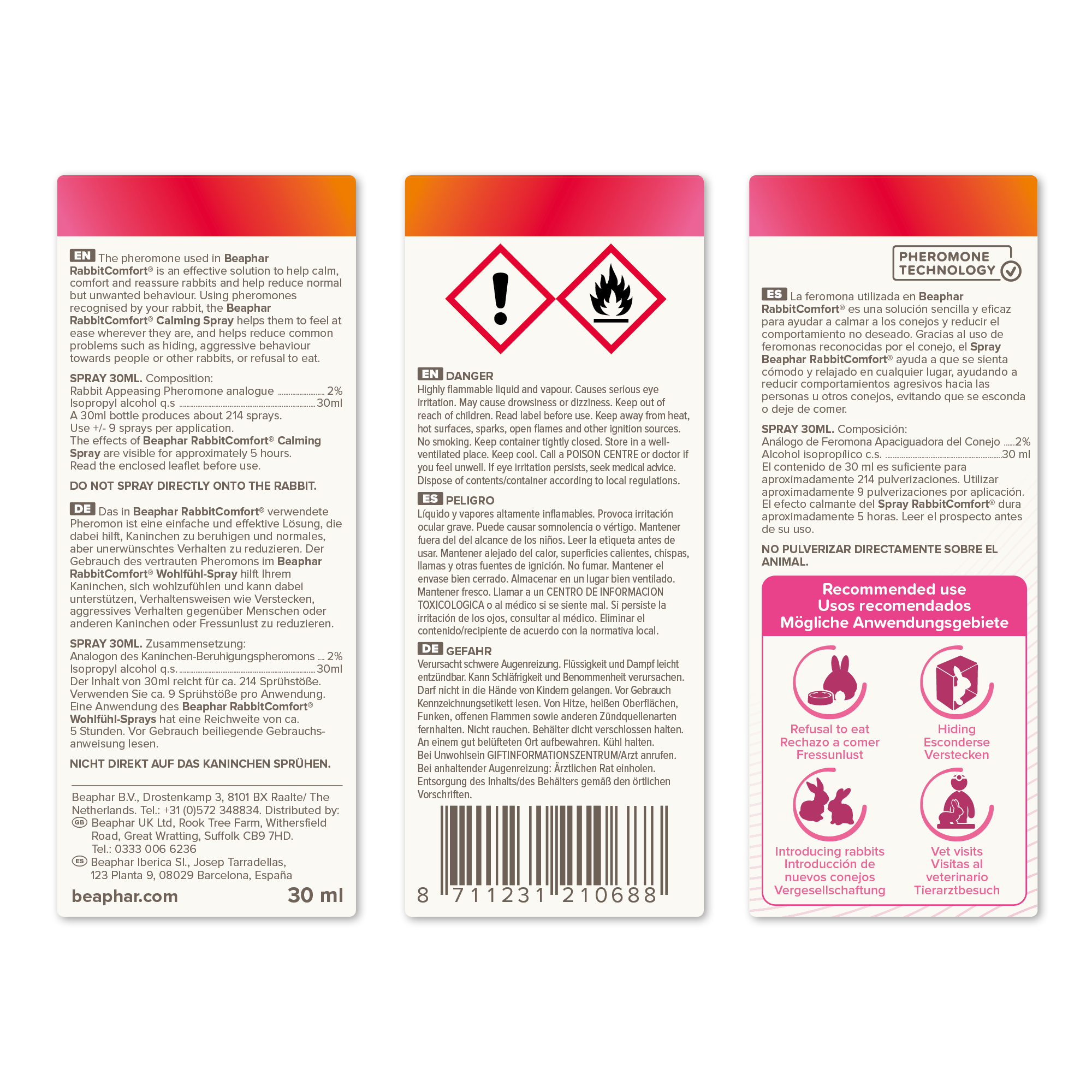 Beaphar RabbitComfort® Calming Spray, 30ml