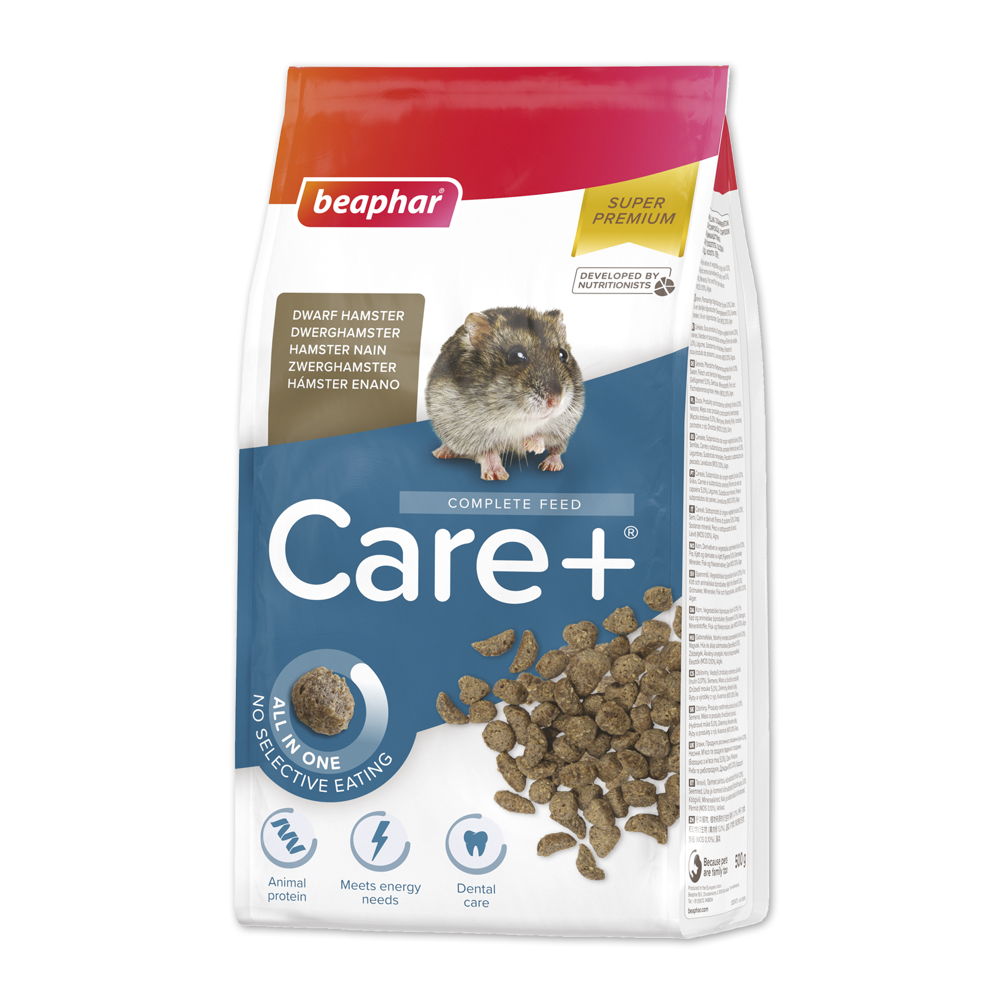 Beaphar CARE+® Dwarf Hamster Food, 500g