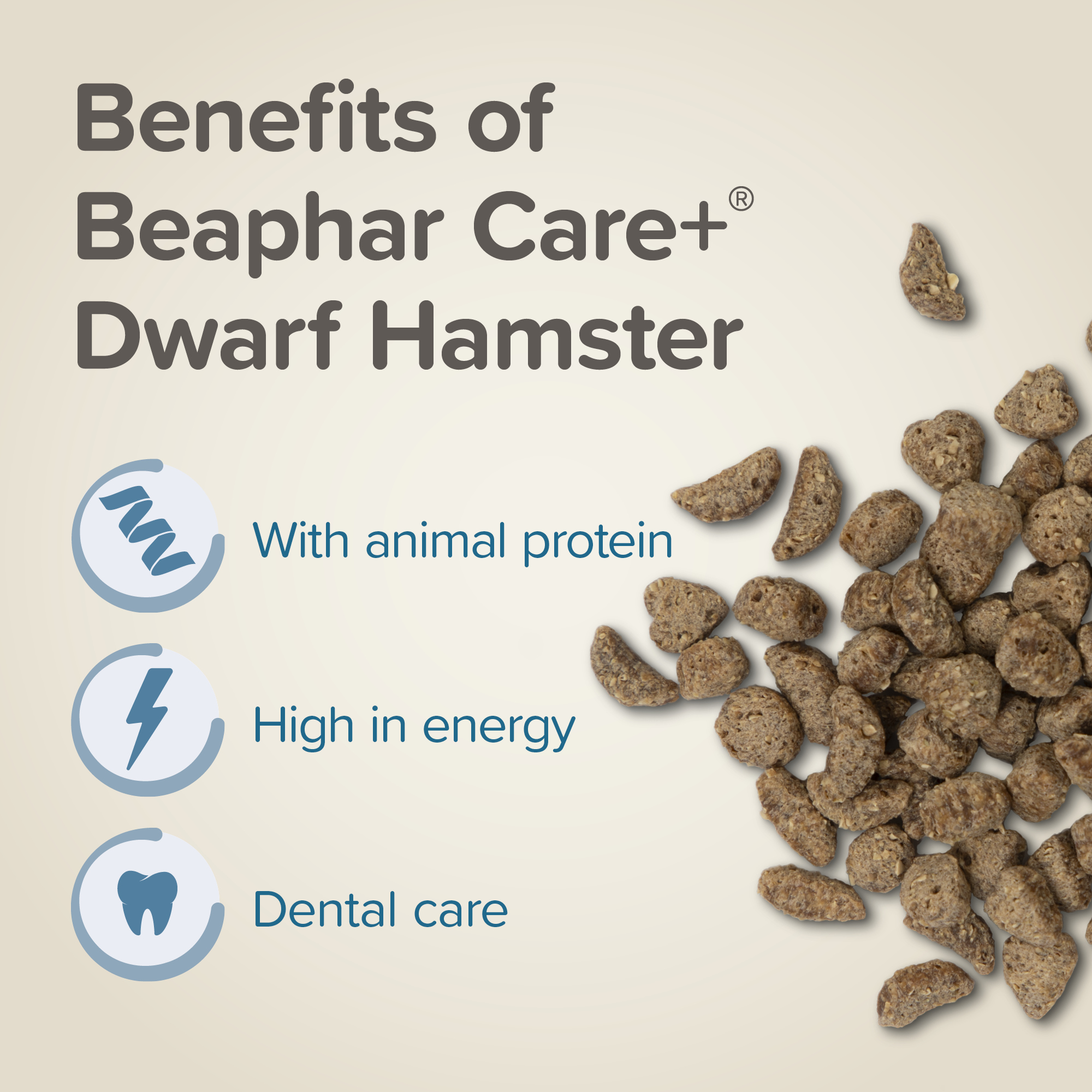 Beaphar CARE+® Dwarf Hamster Food, 500g