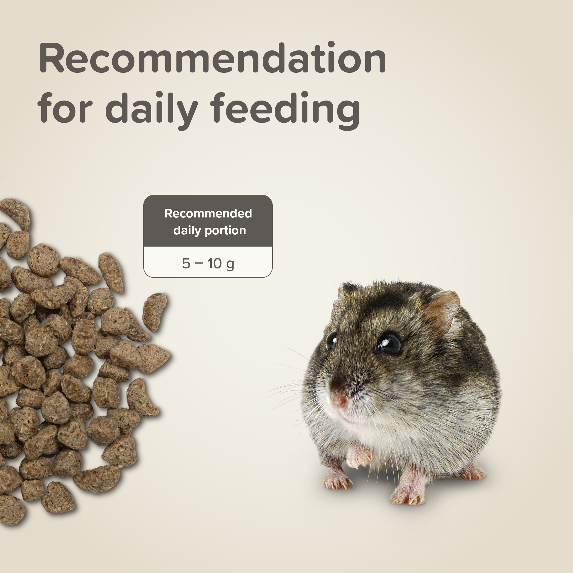 Beaphar CARE+® Dwarf Hamster Food, 500g
