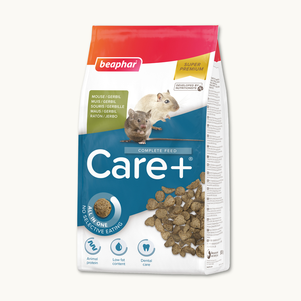 Care+®, Alimentation super premium pour Souris et gerbille – 500 g