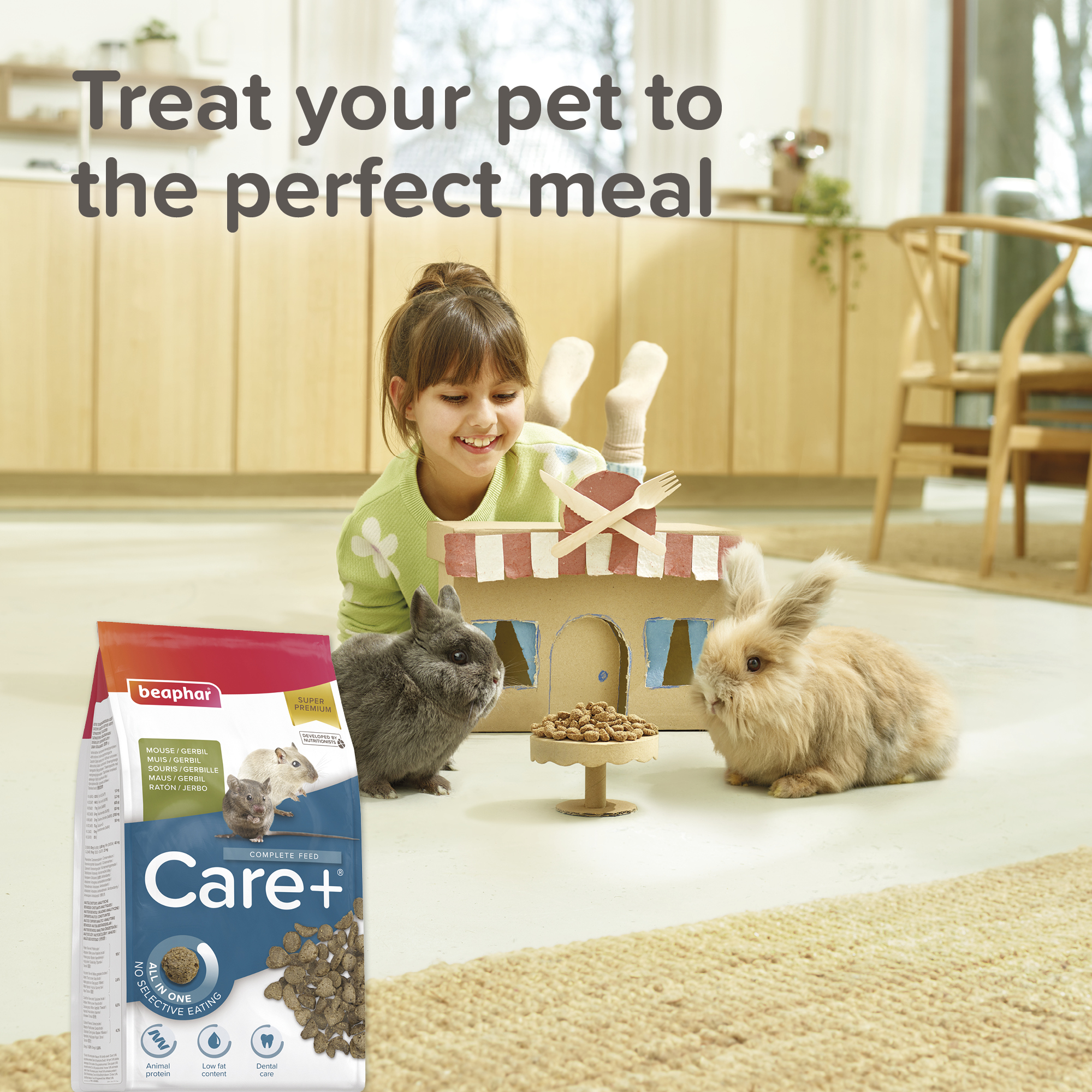 Beaphar CARE+® Mouse & Gerbil Food, 500g