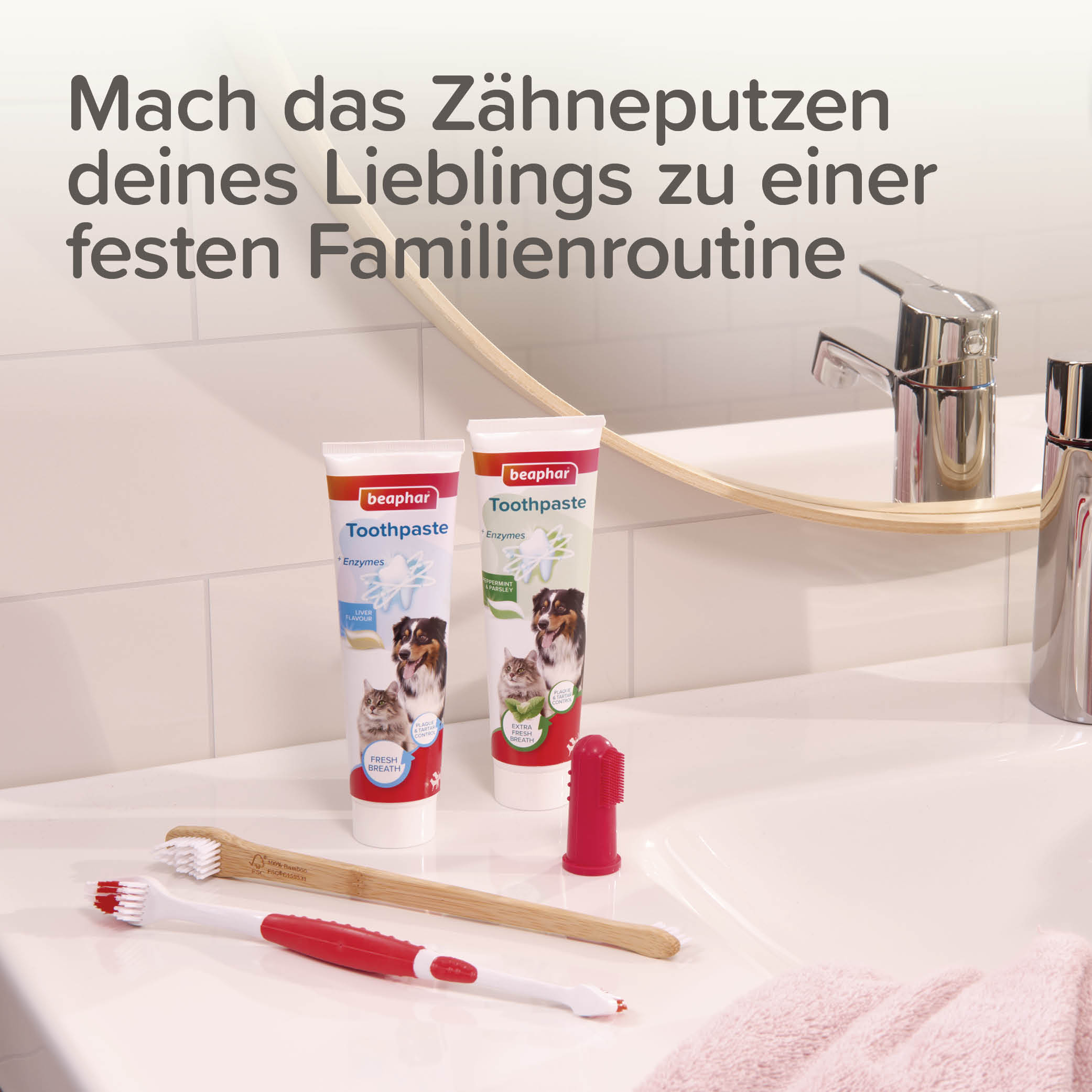 Beaphar Zahnpflege Set für Welpen