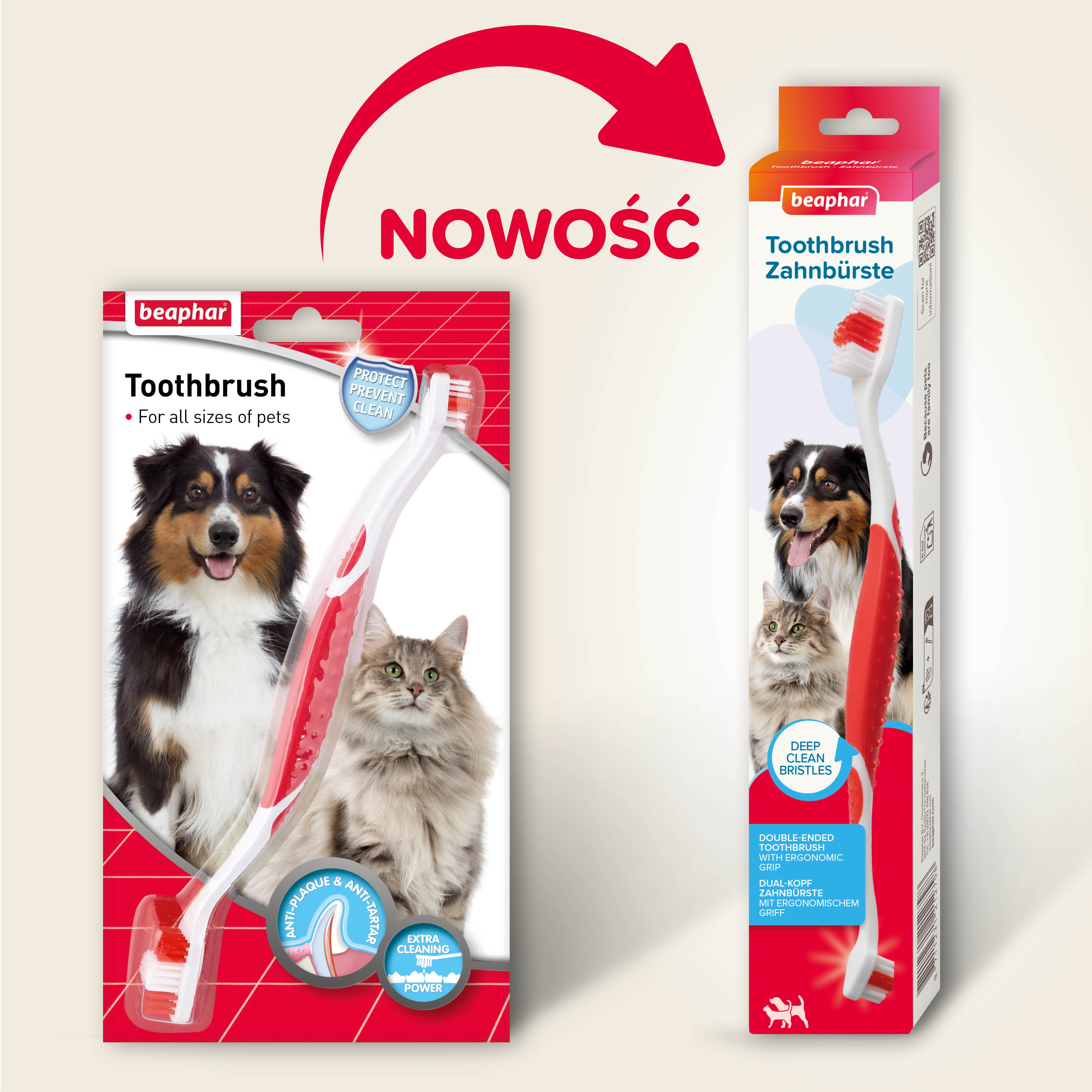 TOOTHBRUSH - szczoteczka do zębów dwugłowicowa