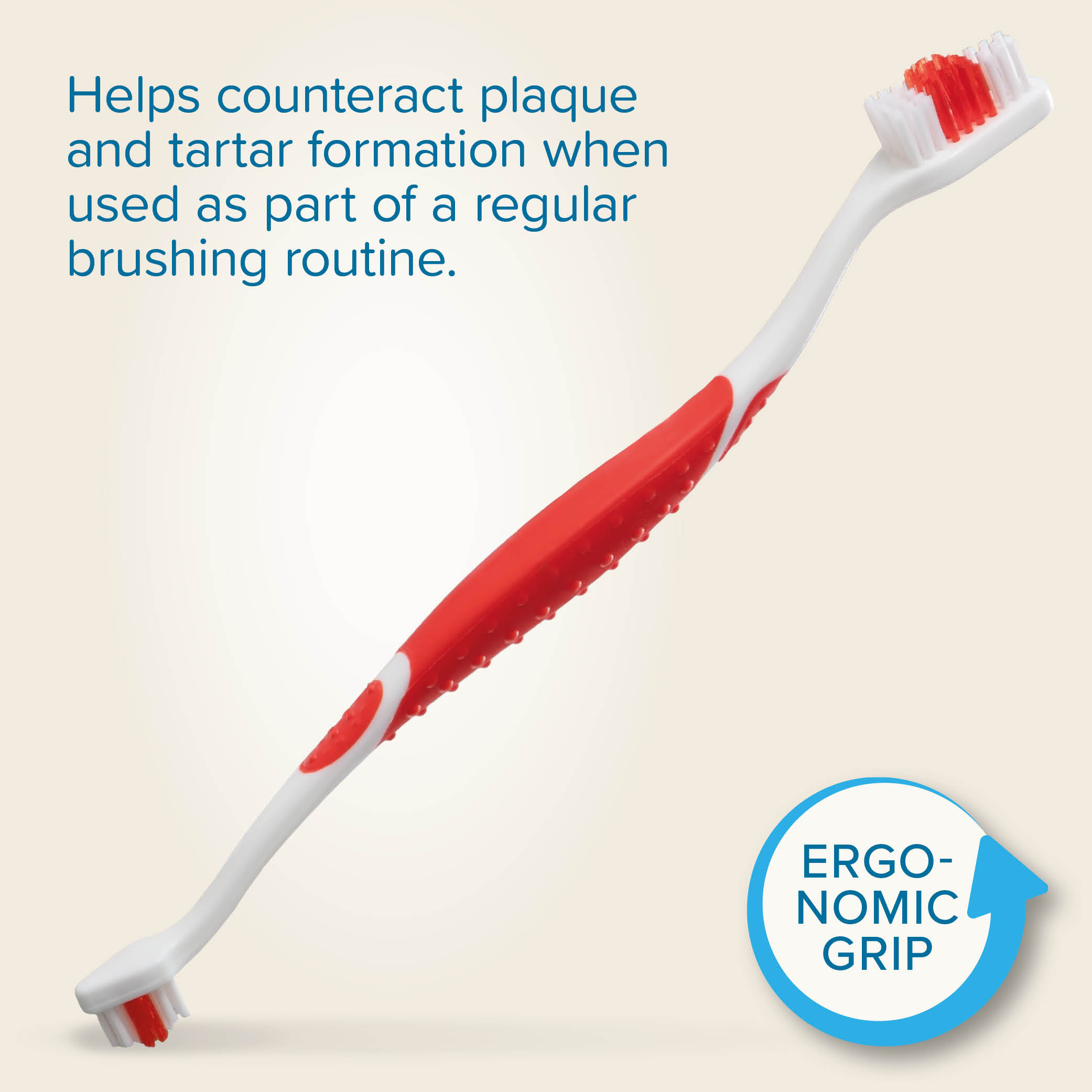 Beaphar Double-Ended Toothbrush for Cats and Dogs
