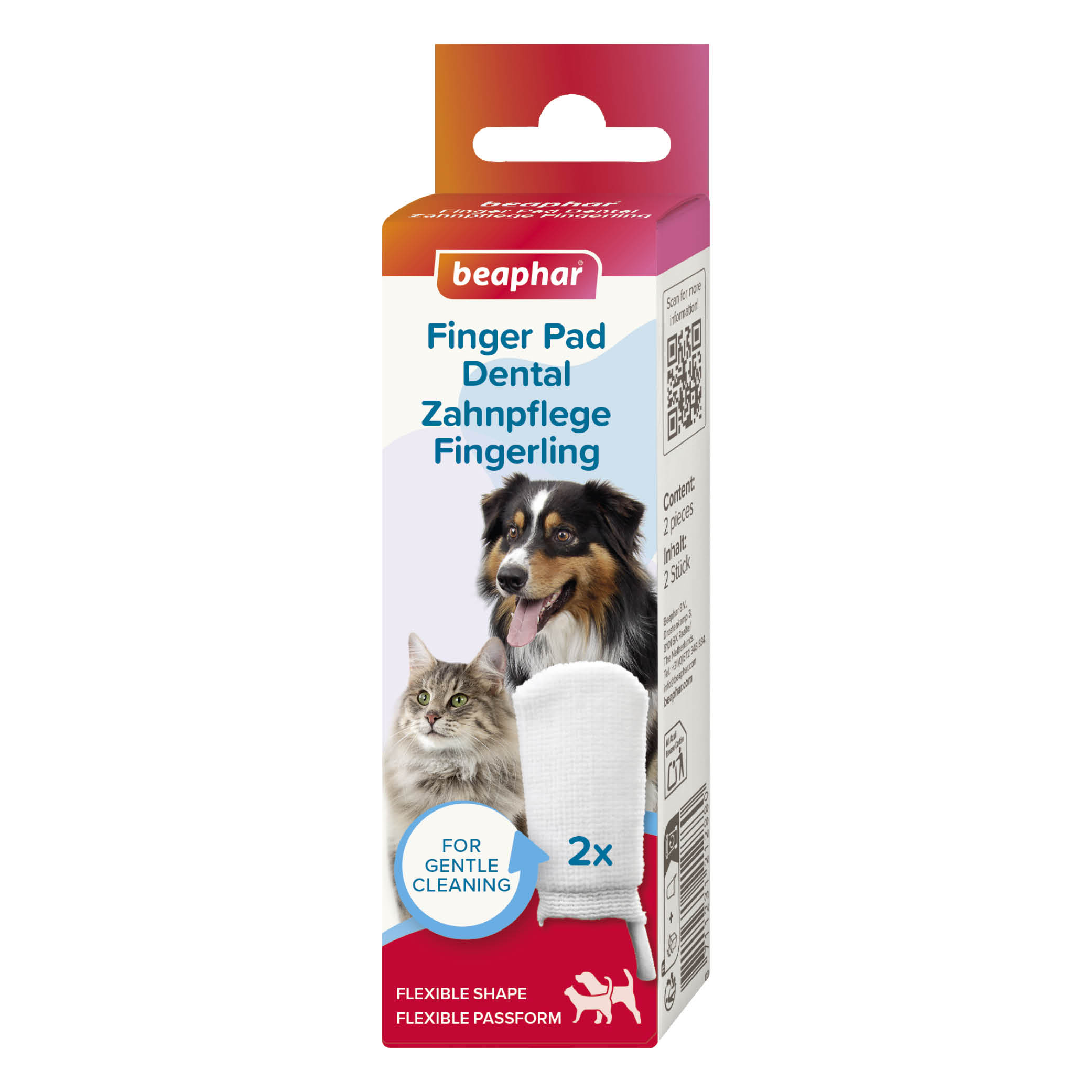 Beaphar Zahnpflege-Fingerling, 2 St.