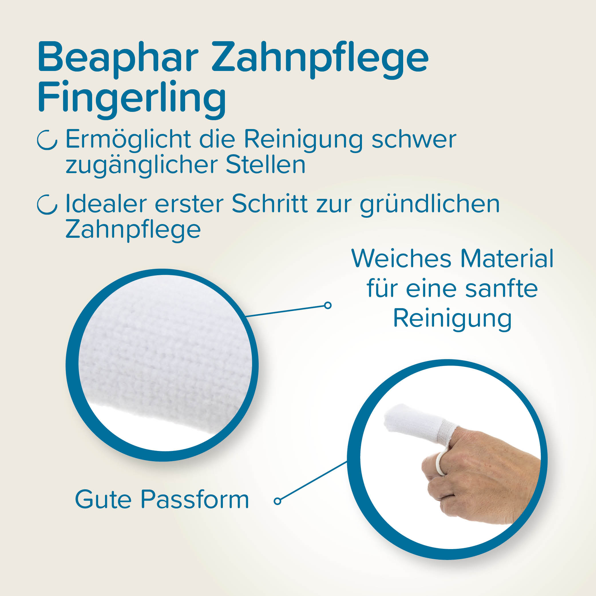 Beaphar Zahnpflege-Fingerling, 2 St.