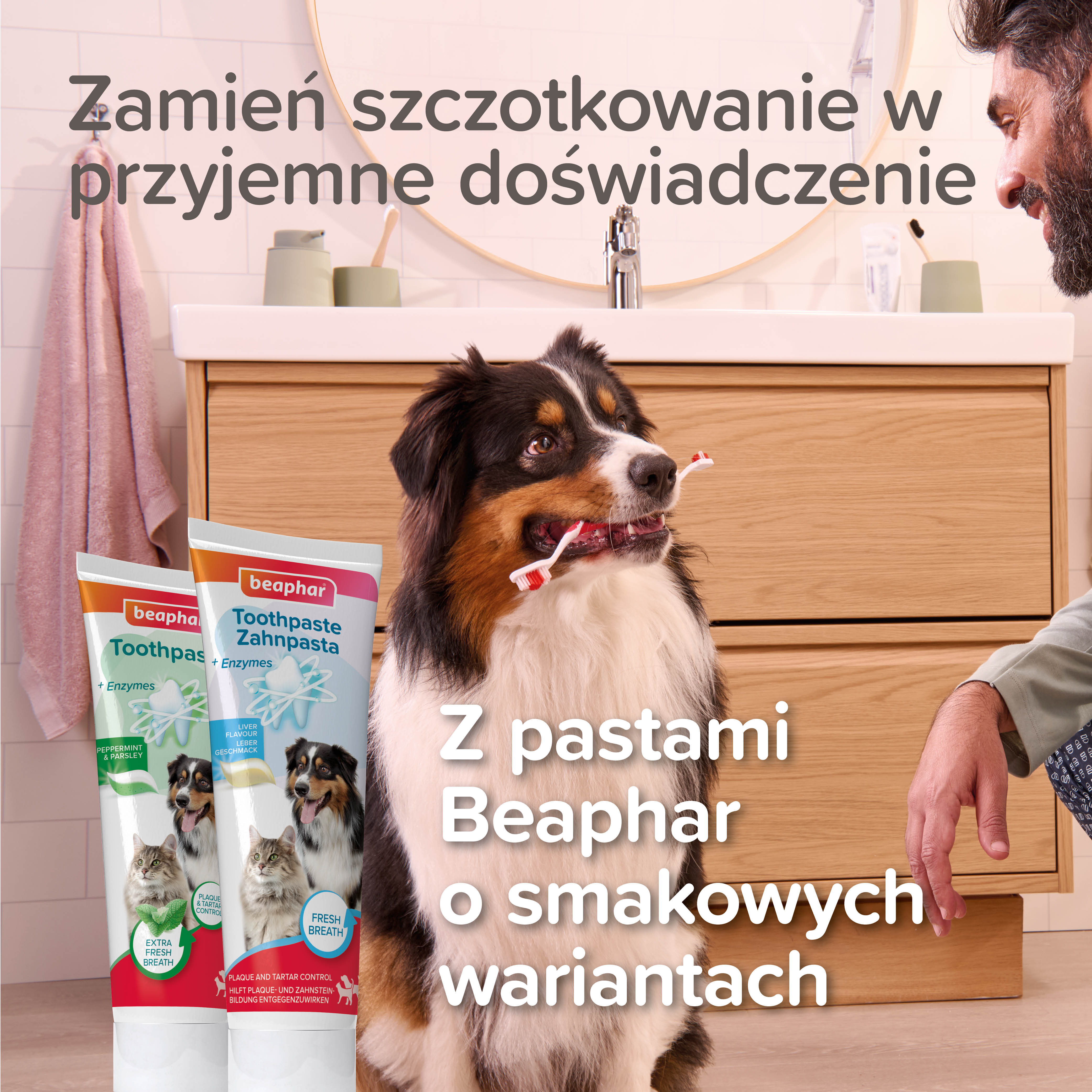 FINGERPAD DENTAL 2PC  - czyścik do zębów dla psa/ kota 2 szt.