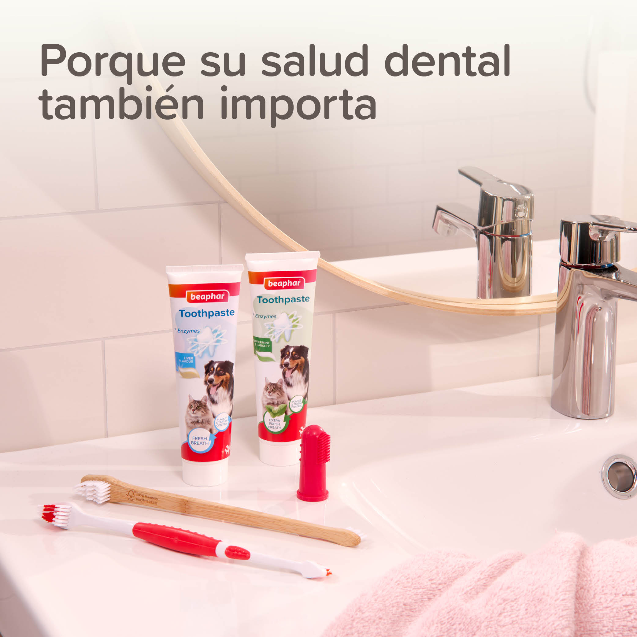 Beaphar Cepillo Dental de Dedo Perros y Gatos - 2u