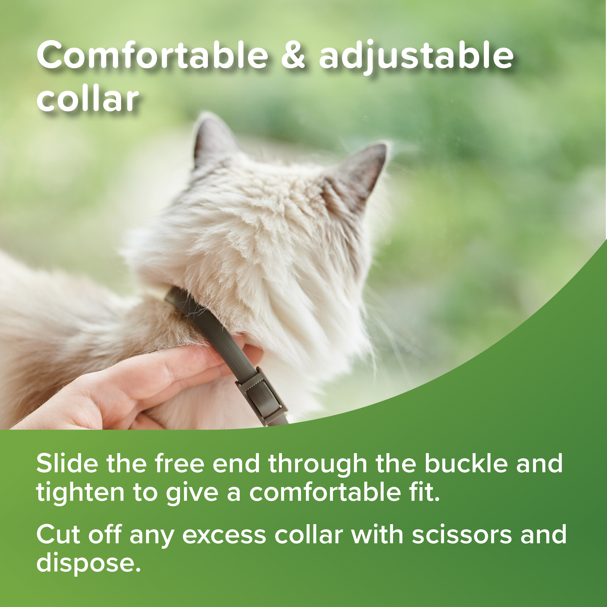 Beaphar VETOpure Plant-Based Protection Flea Collar for Cats | 35cm