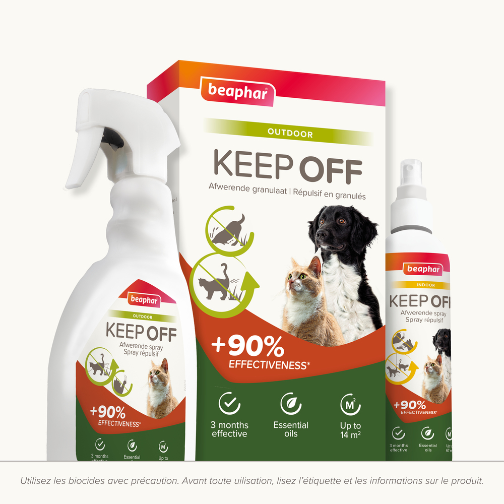 KEEP OFF Spray répulsif INDOOR pour chiens et chats - 200 ml