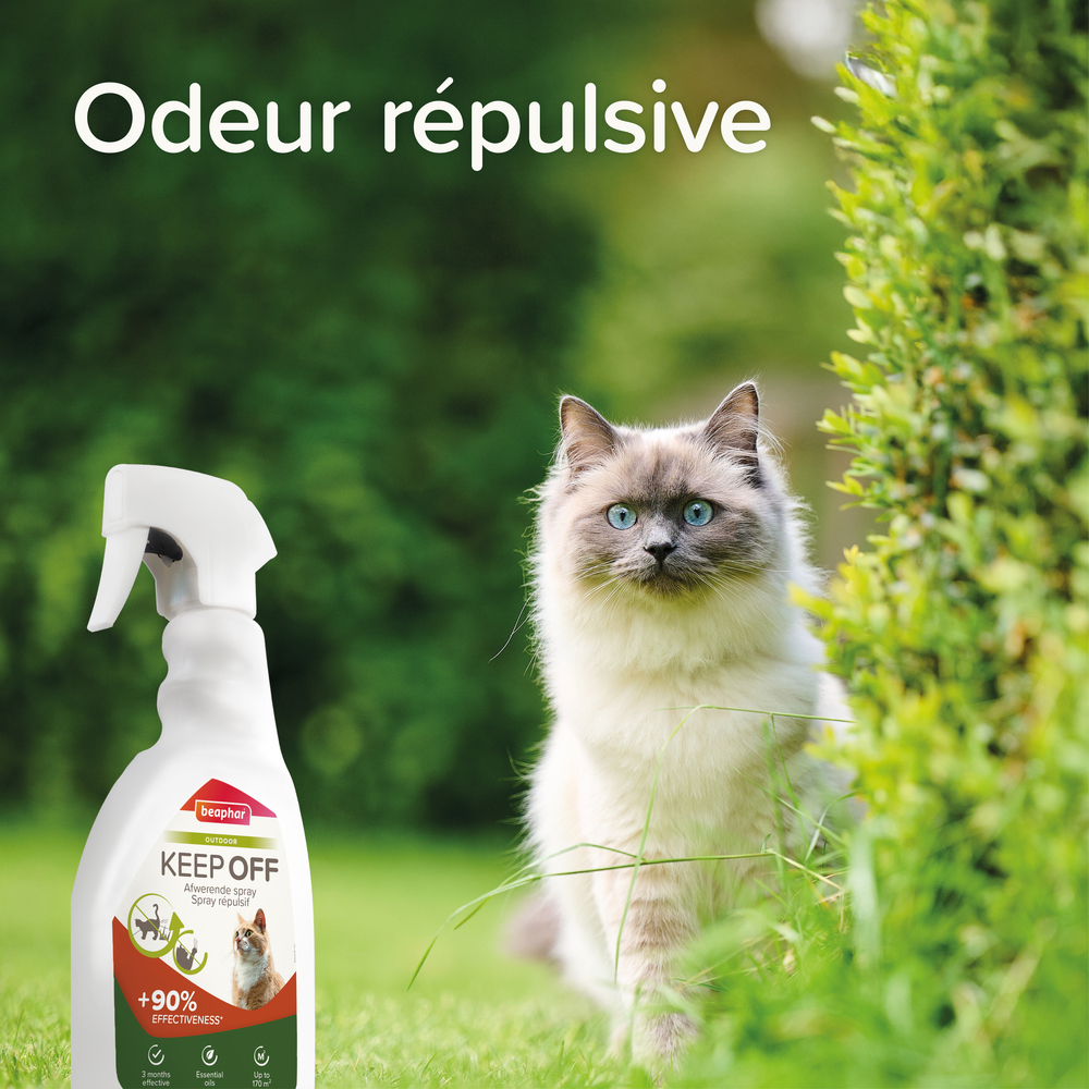 KEEP OFF Spray répulsif OUTDOOR pour chats - 500 ml