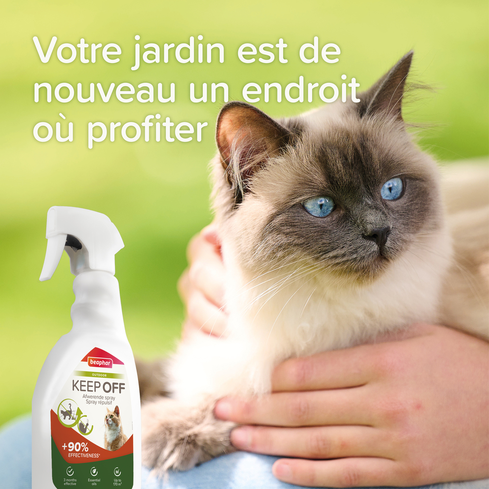 KEEP OFF Spray répulsif OUTDOOR pour chats - 500 ml