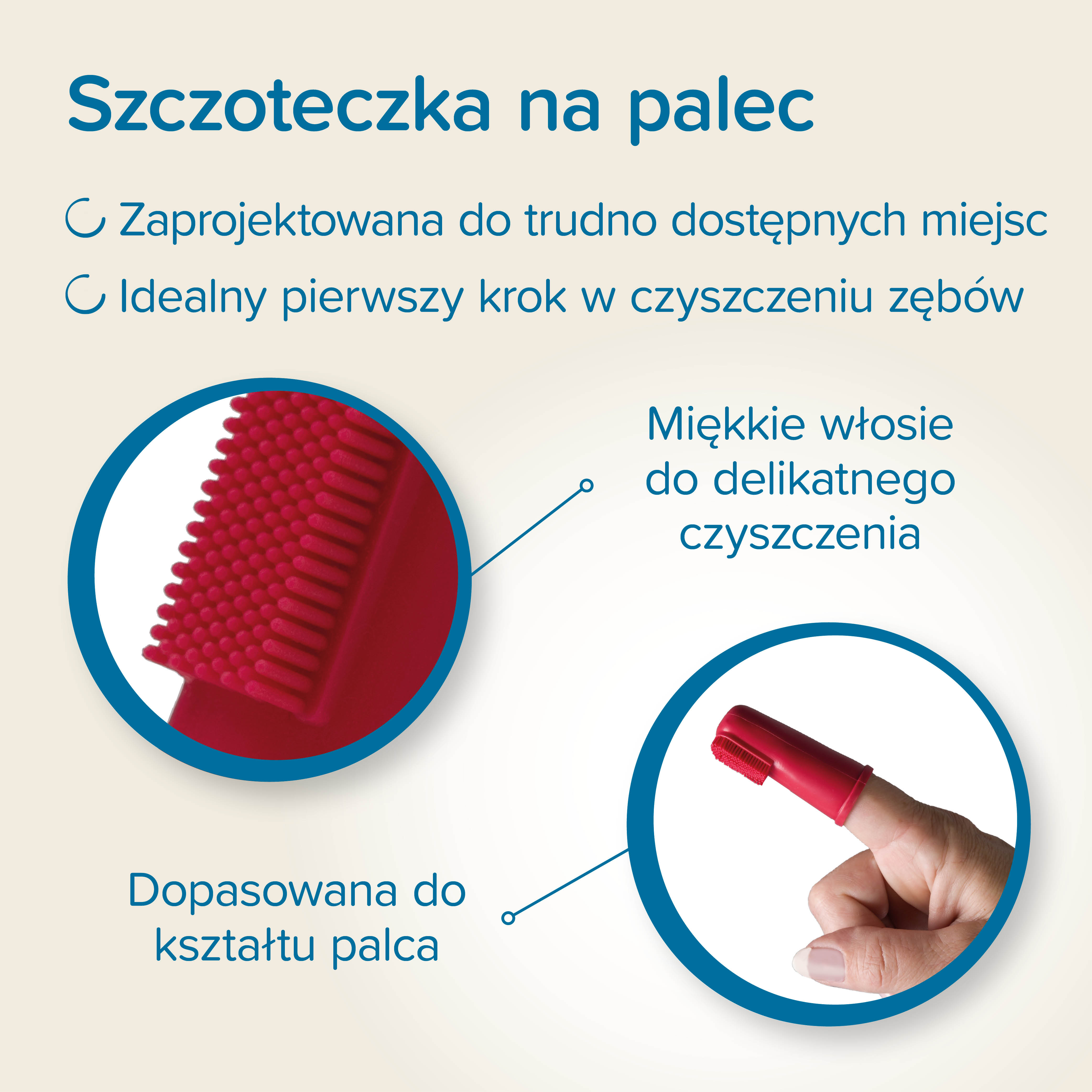 FINGER TOOTHBRUSH 2 SZT - szczoteczka do zębów naparstkowa dla kotów i psów