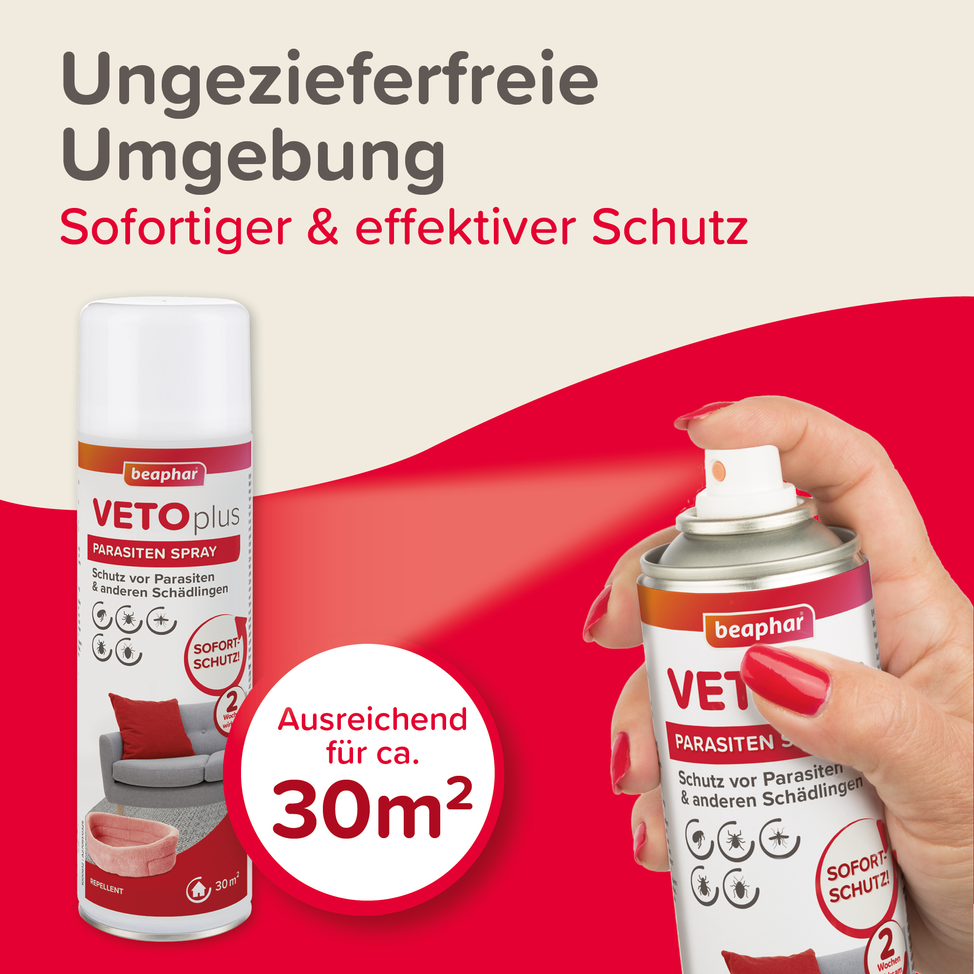 VETOplus Parasiten Spray, 400ml