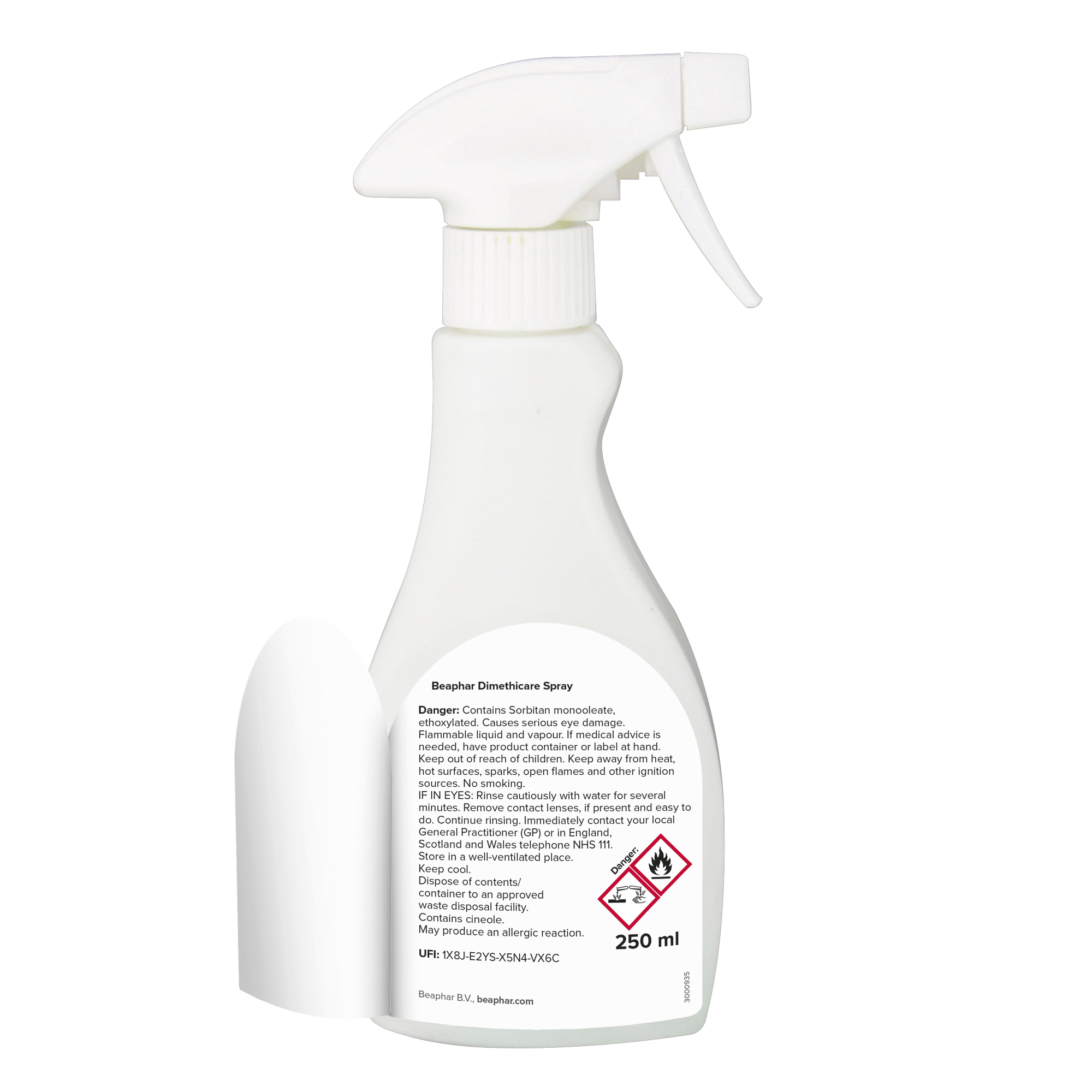 Beaphar Dimethicare Flea & Tick Spray for Pets, Home and Car, 250ml