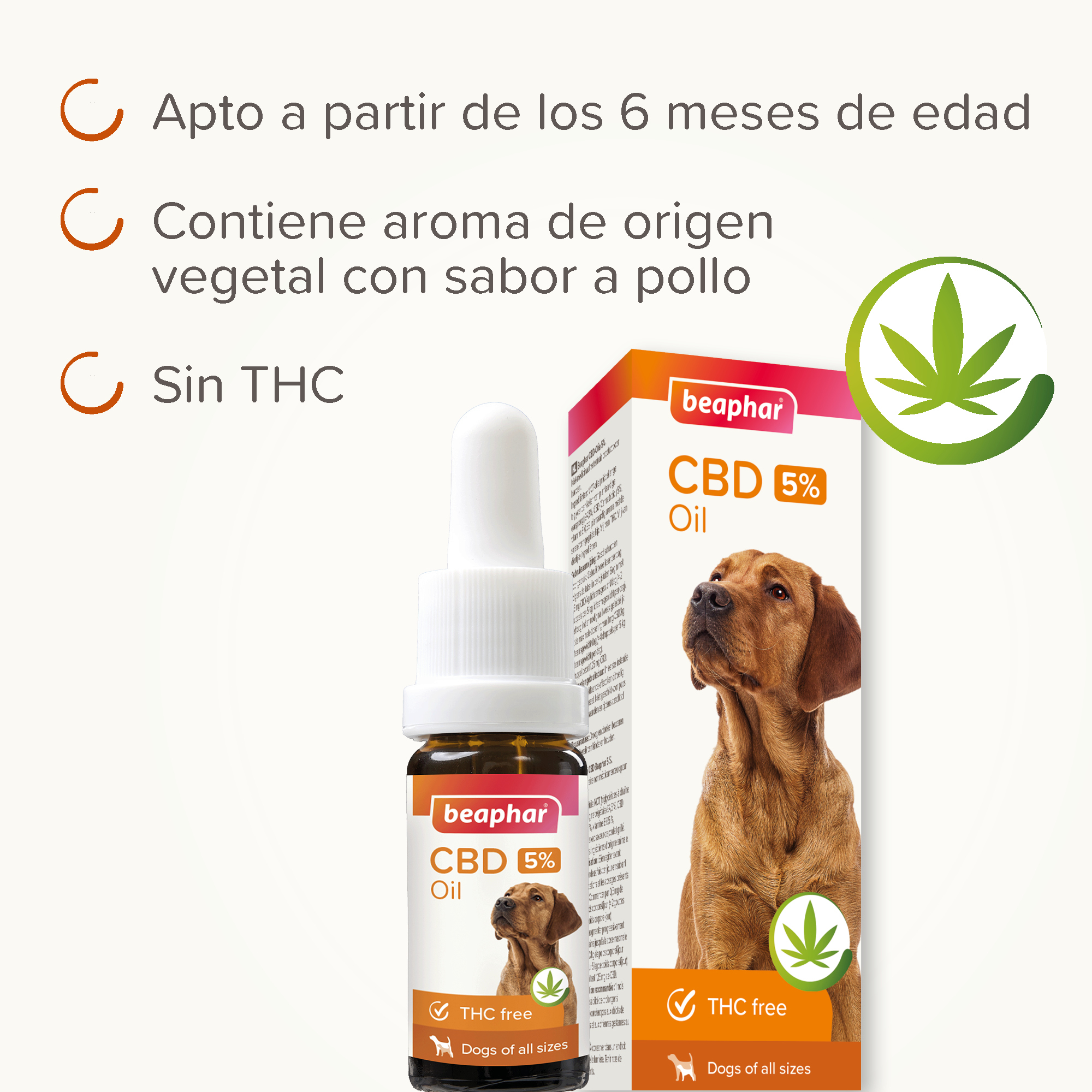 Beaphar Aceite de CBD 5% para Perros - 10 ml