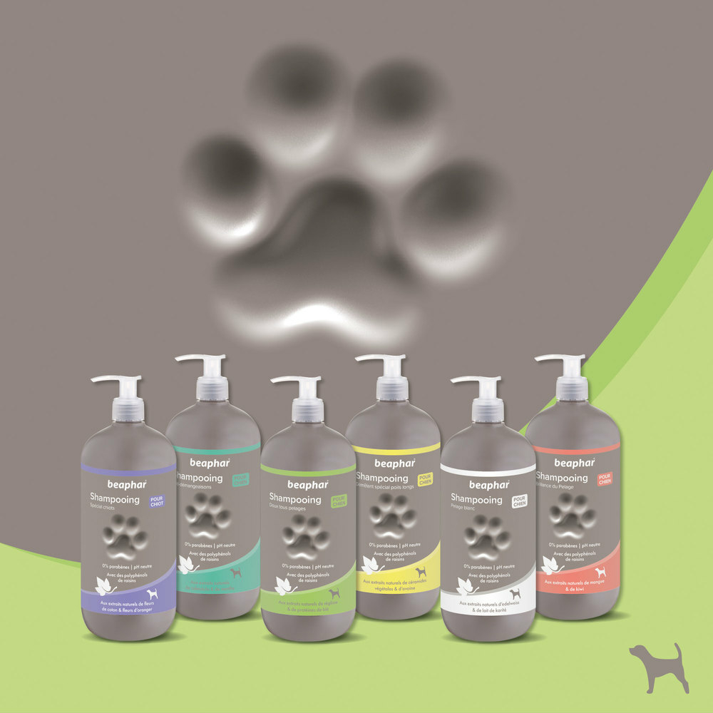 Shampooing premium Empreinte - Doux tous pelages extraits naturels de réglisse & de protéines de blé - 750 ml