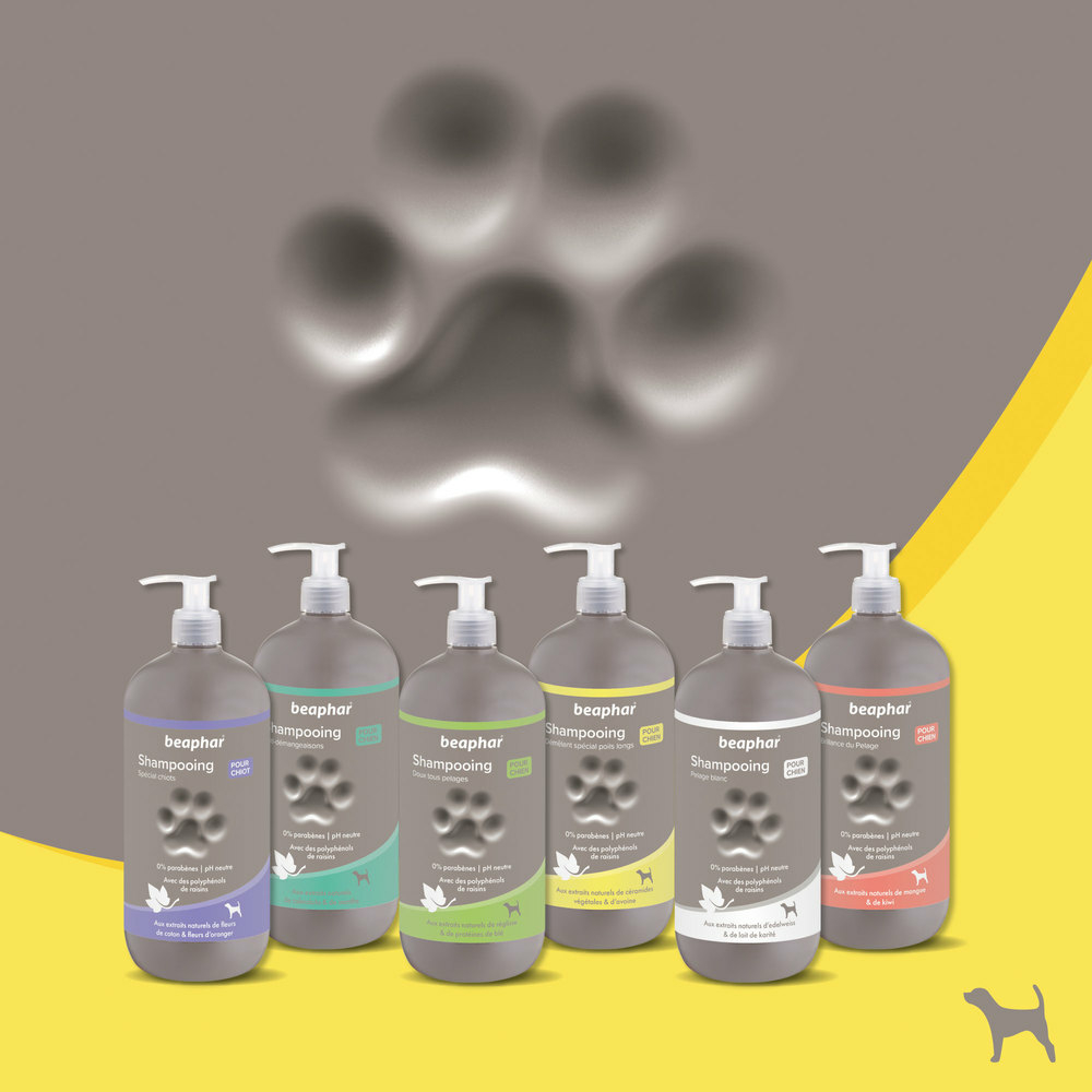 Shampooing premium Empreinte - Démêlant poils longs extraits naturels de céramides végétales & d’avoine - 750 ml