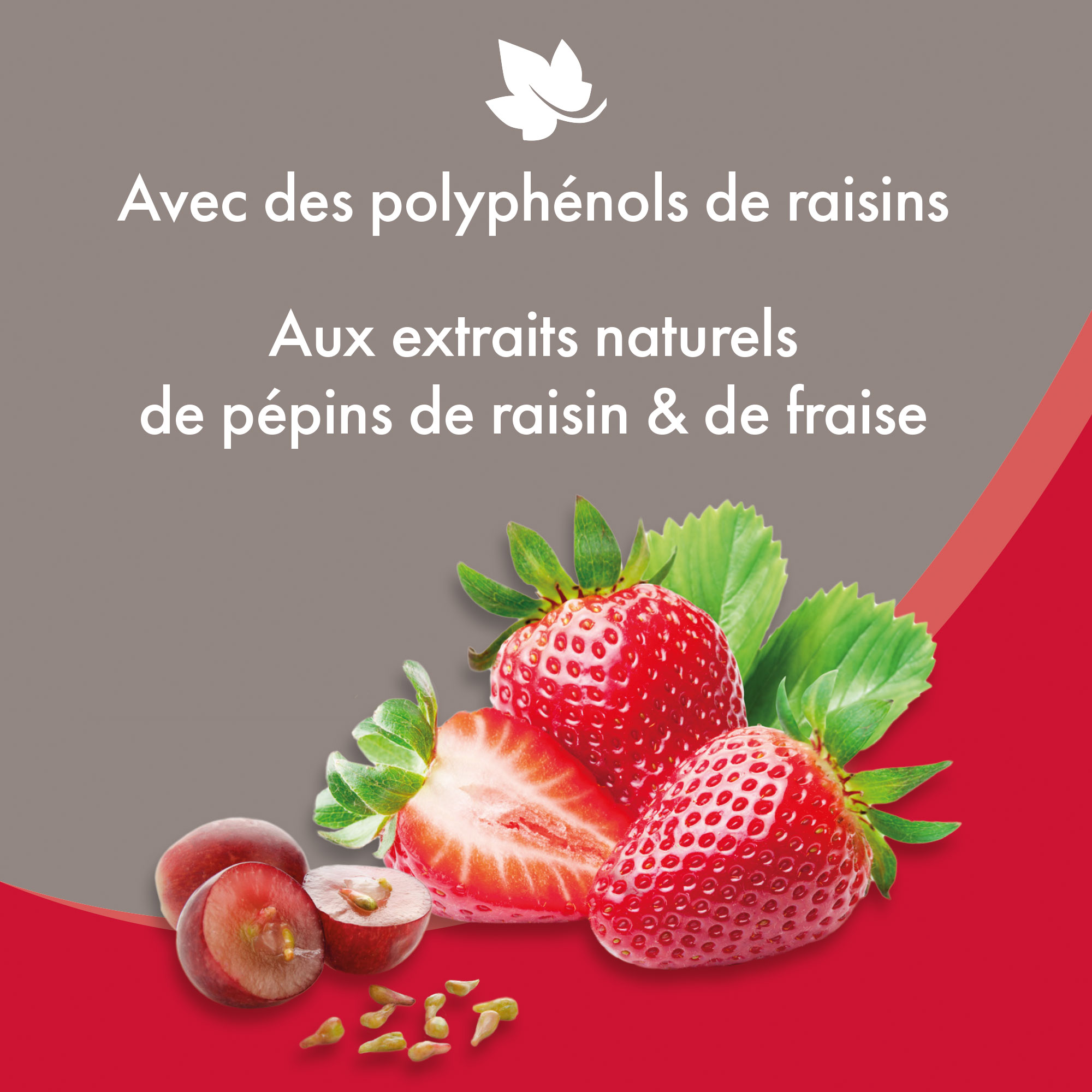 Aprèsshampooing extraits naturels d’huile de pépins de raisin & de
