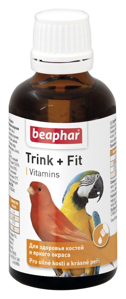 Kapky vitamínové Beaphar Trink Fit pro ptáky