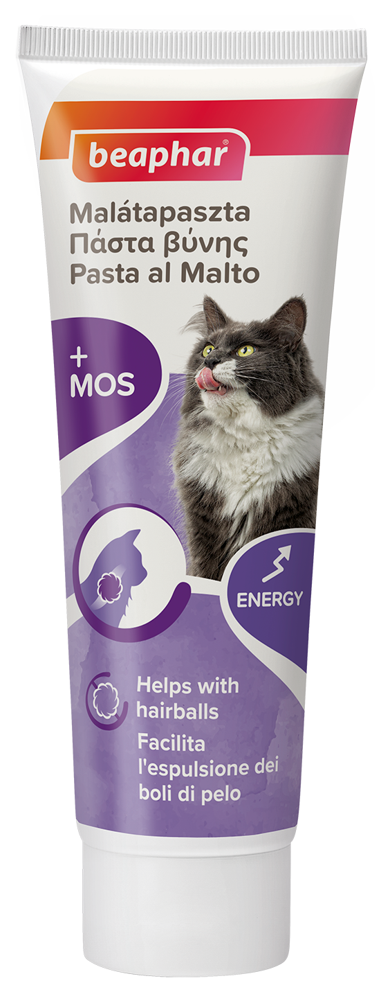 2in1 szőrlabda elleni malátás paszta macskáknak