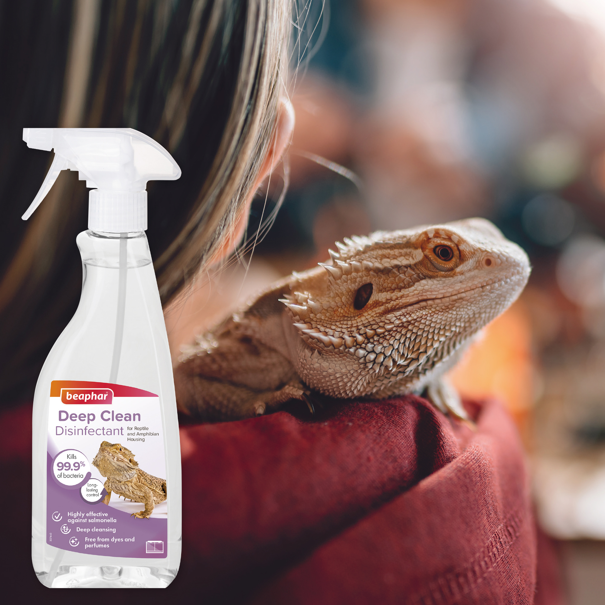 Beaphar Deep Clean Spray for Reptile & Amphibian Housing