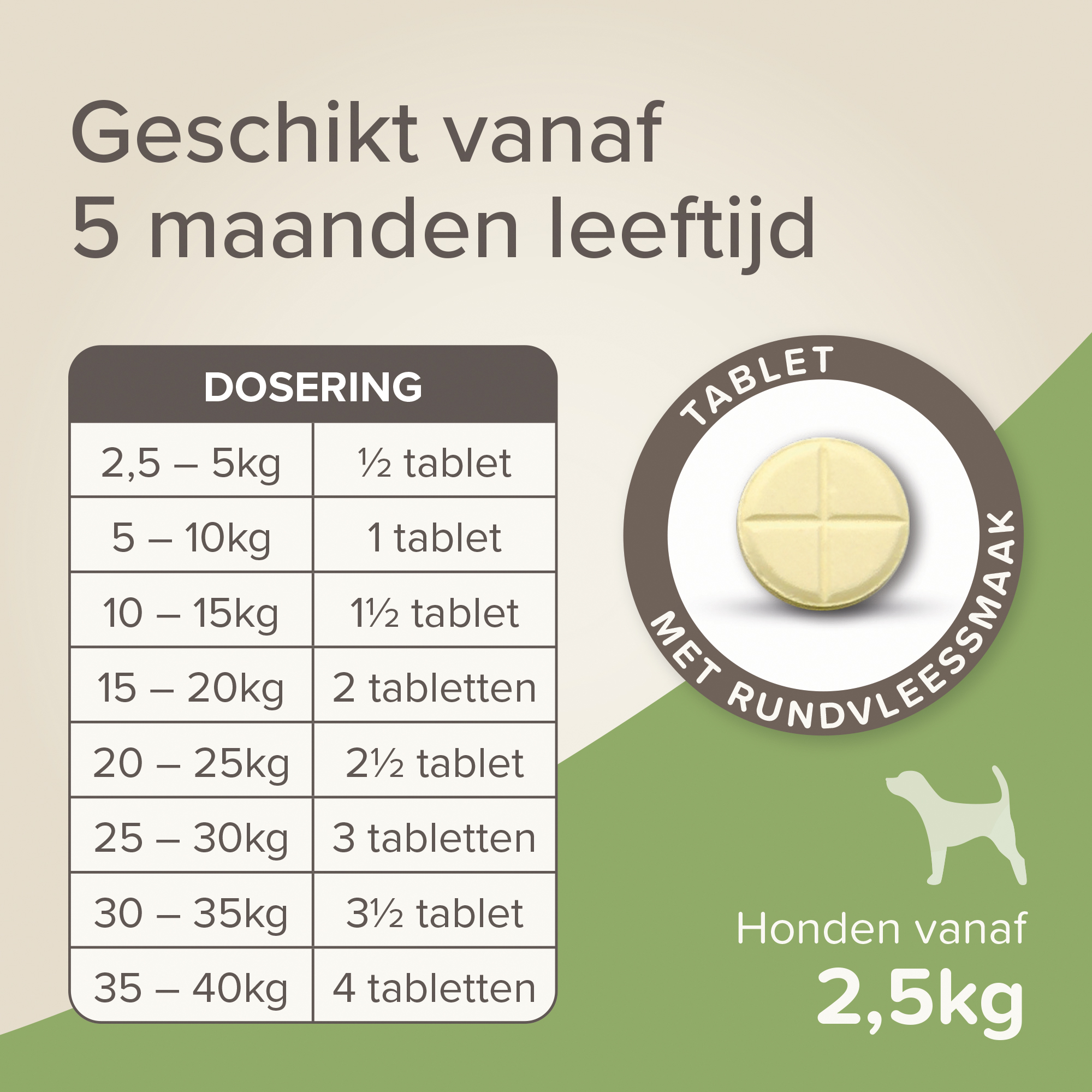 Beaphar Wormtabletten All-in-One hond 2,5-40kg 4 tabletten