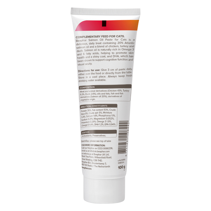 Beaphar Salmon Oil Paste for Cats