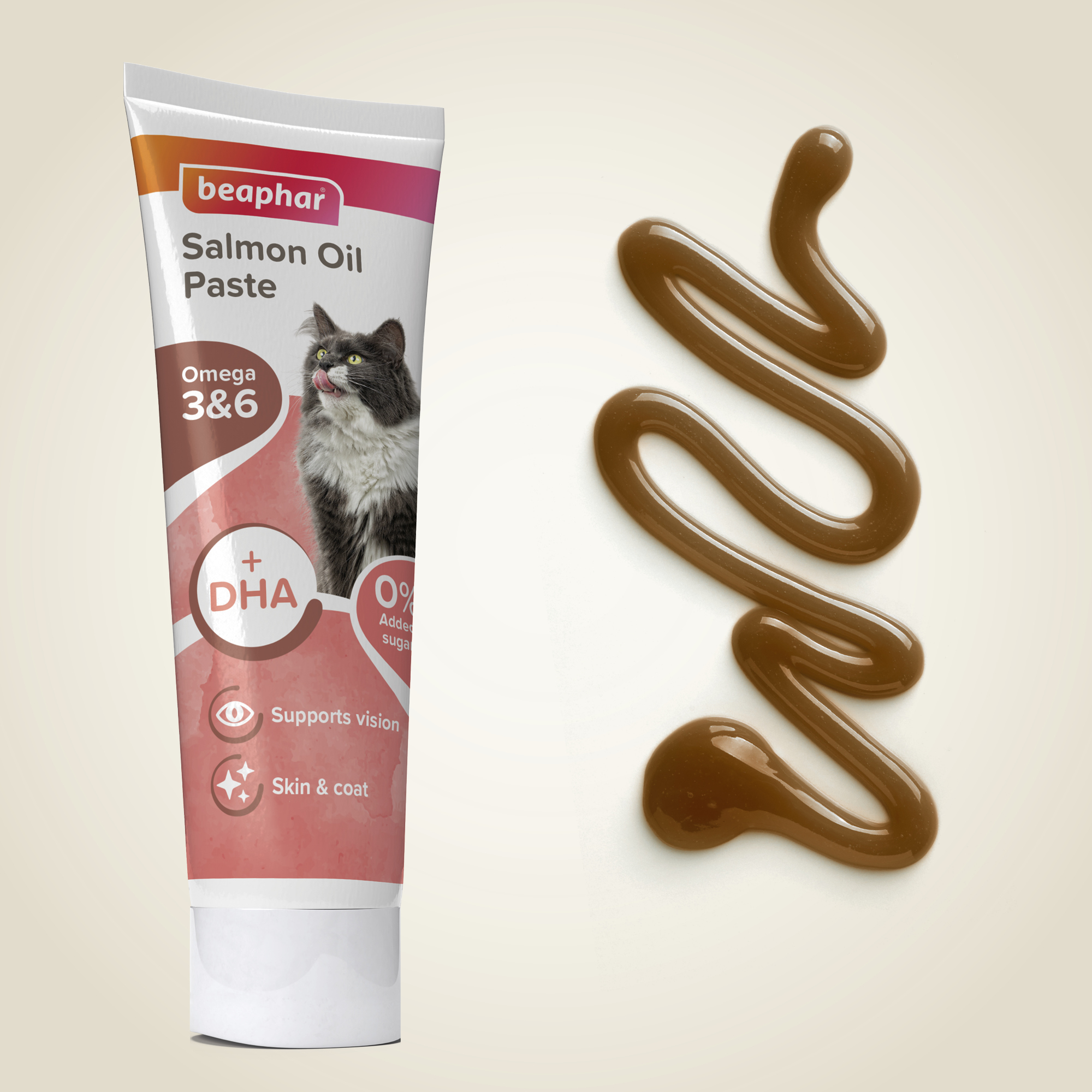 Beaphar Salmon Oil Paste for Cats, 100g