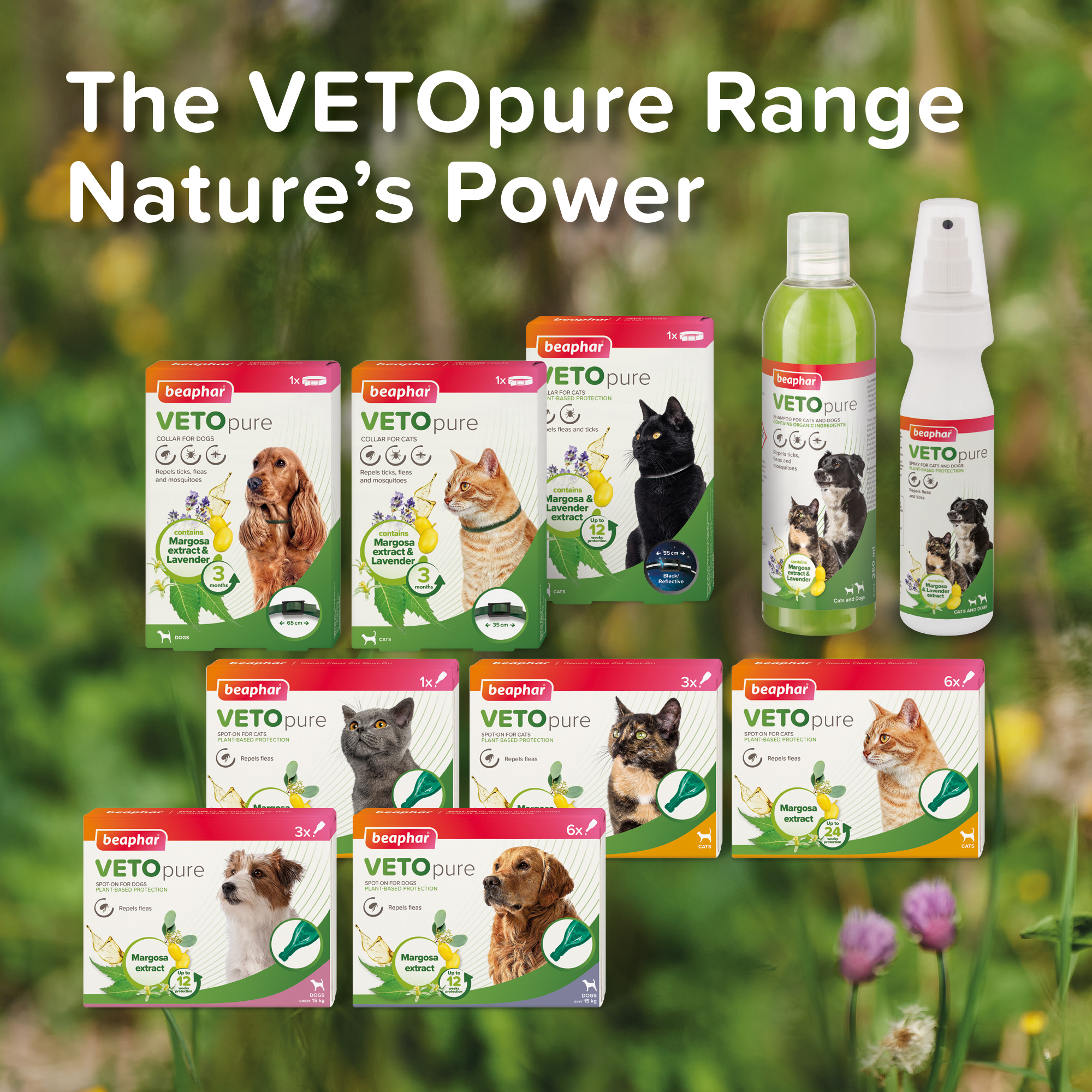 Beaphar VETOpure Flea & Tick Collar Dog
