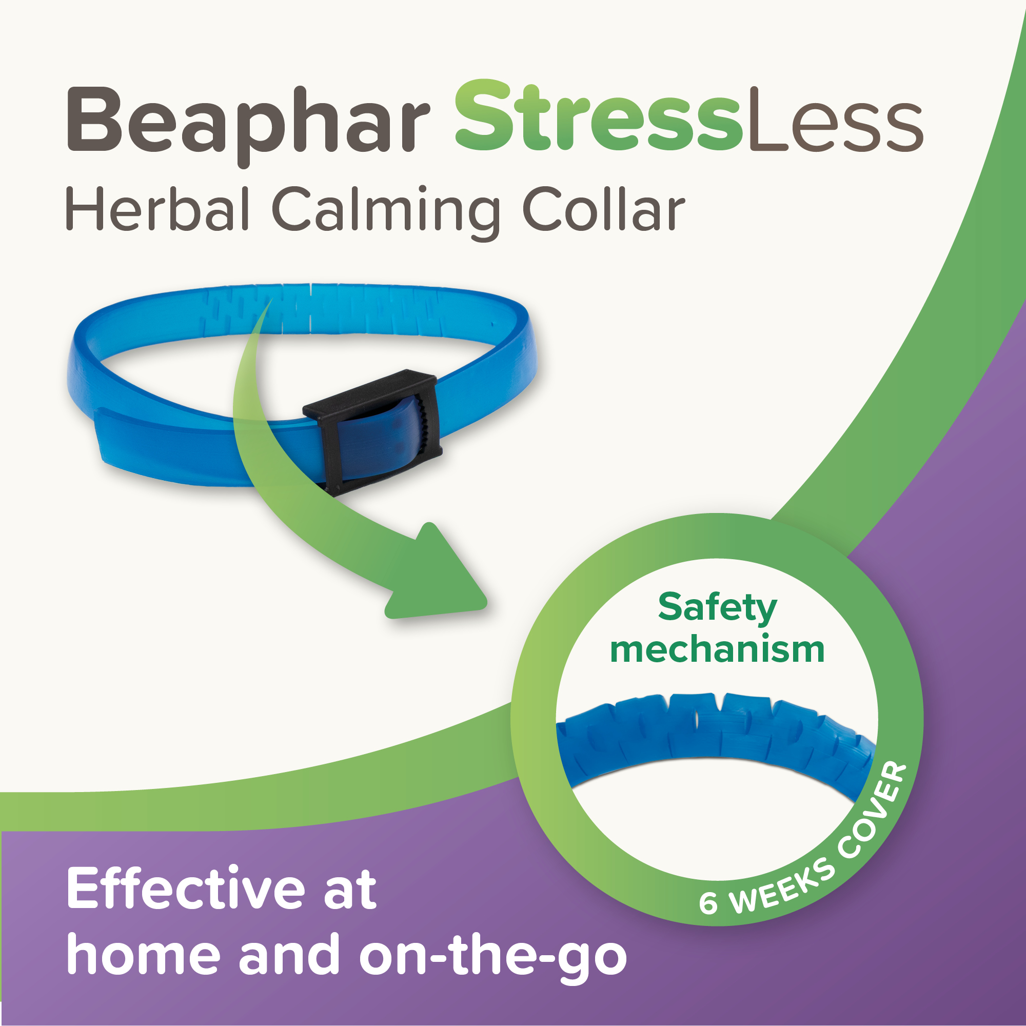 Beaphar StressLess Herbal Calming Collar for Cats, 35cm