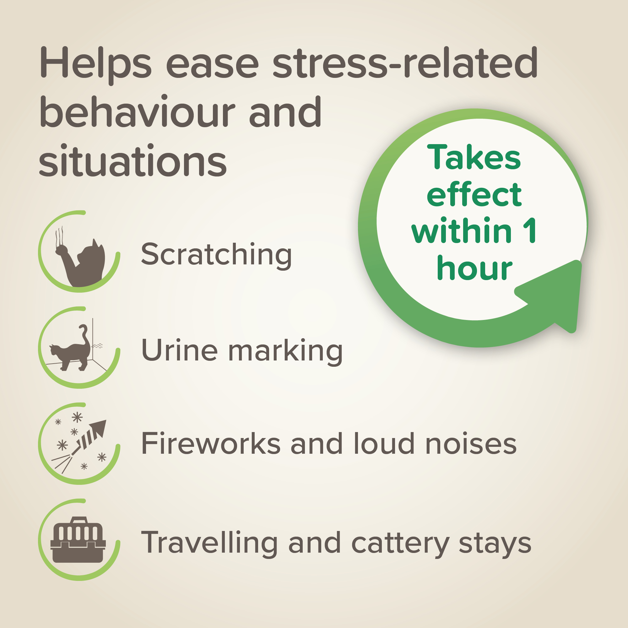 Beaphar StressLess Herbal Calming Collar for Cats, 35cm