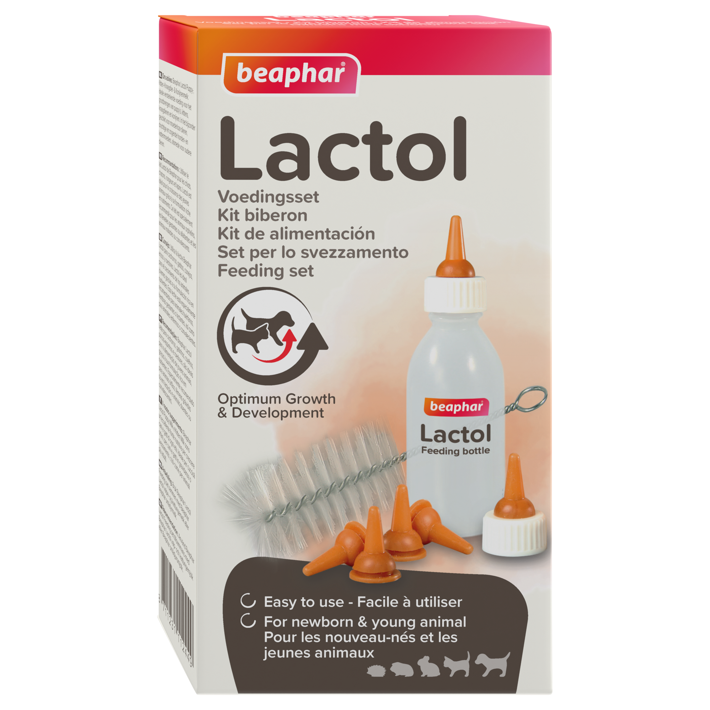 Beaphar Lactol Voedingsset (zuigflesje + speentjes)