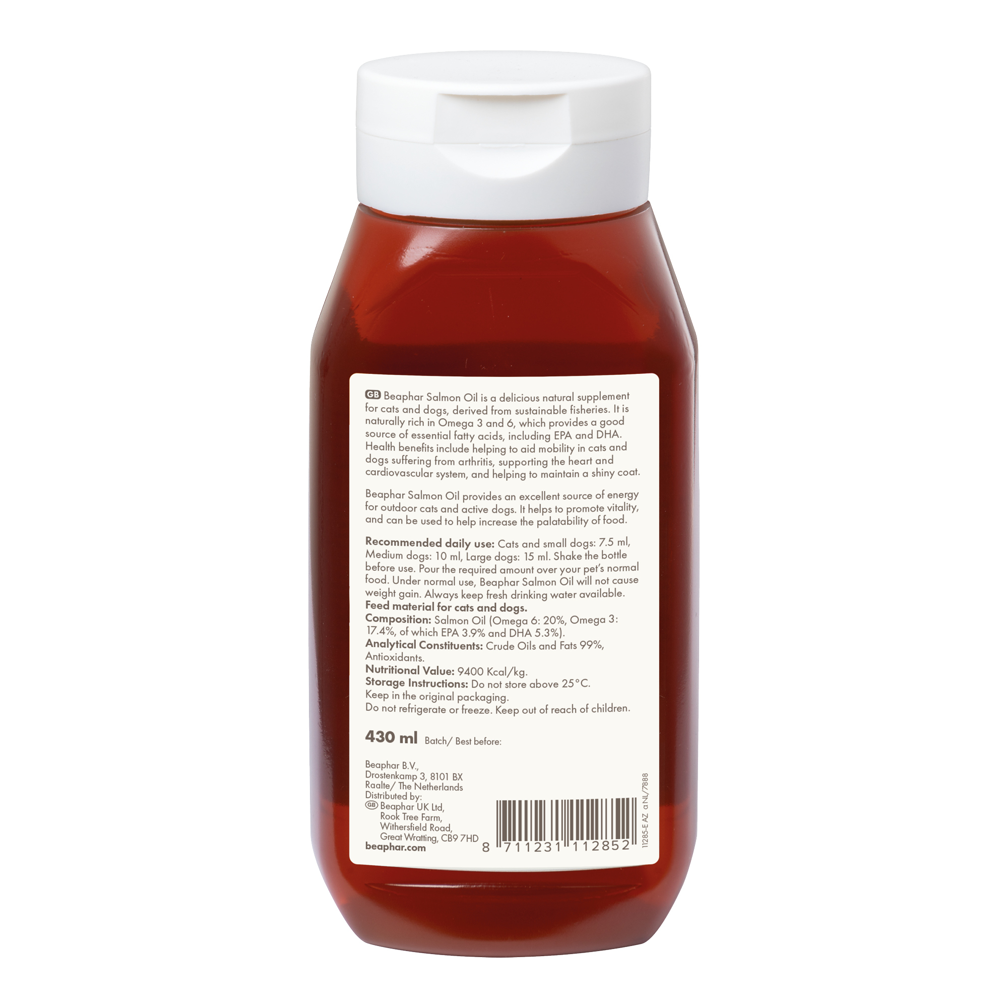 Beaphar Salmon Oil for Cats and Dogs – 430ml