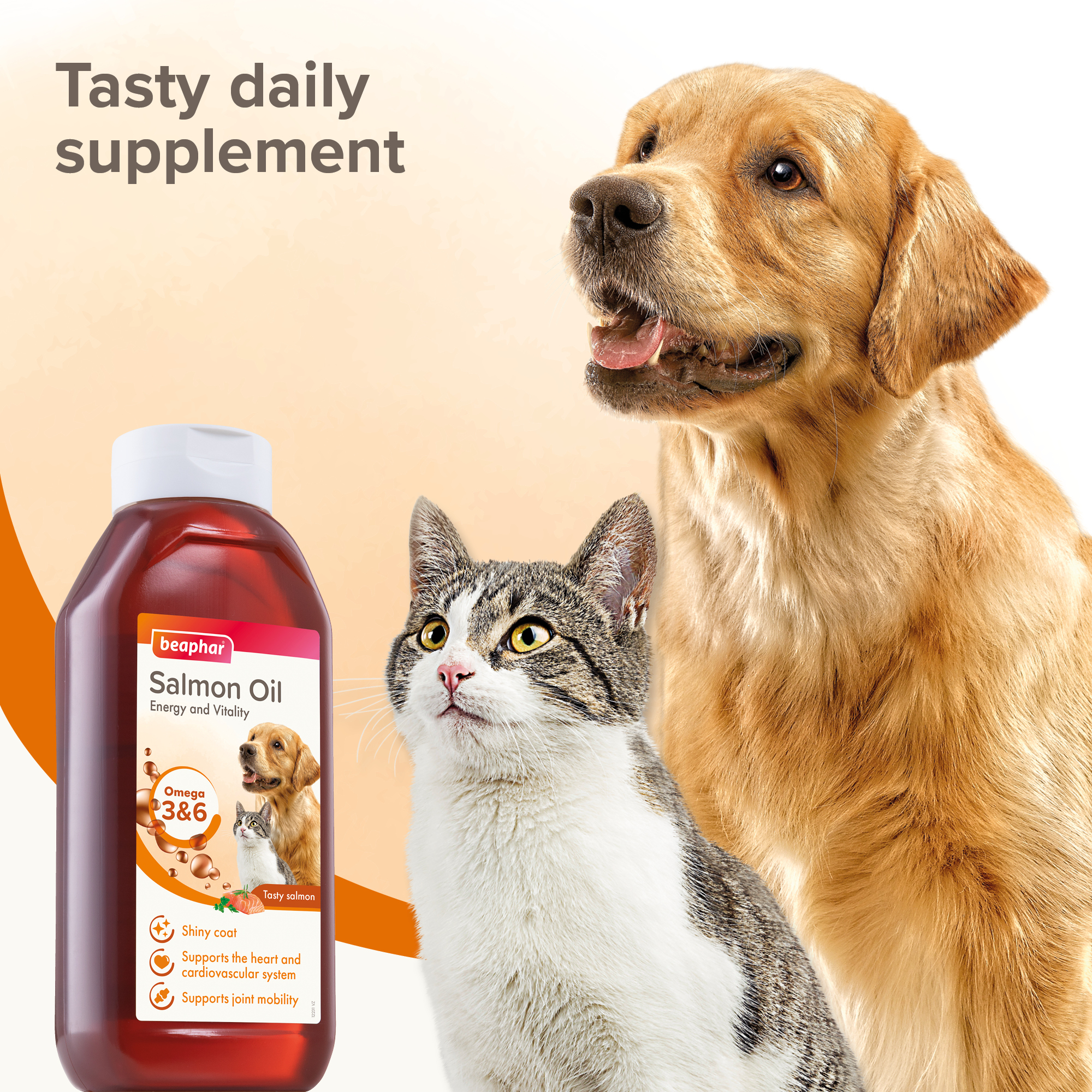 Beaphar Salmon Oil for Cats and Dogs – 430ml