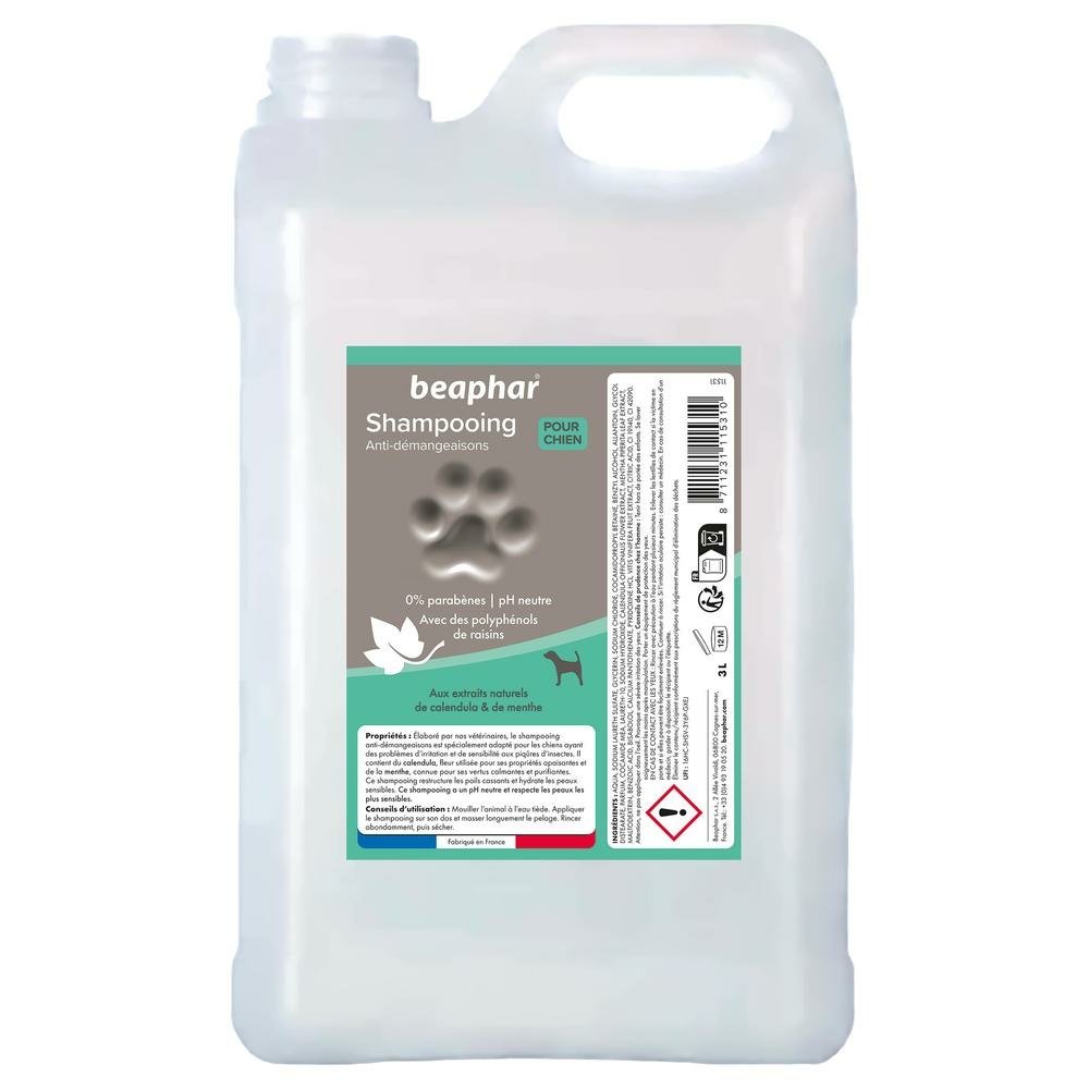 Shampooing premium Empreinte - Anti-Démangeaisons extraits naturels de calendula & de menthe - 3 L
