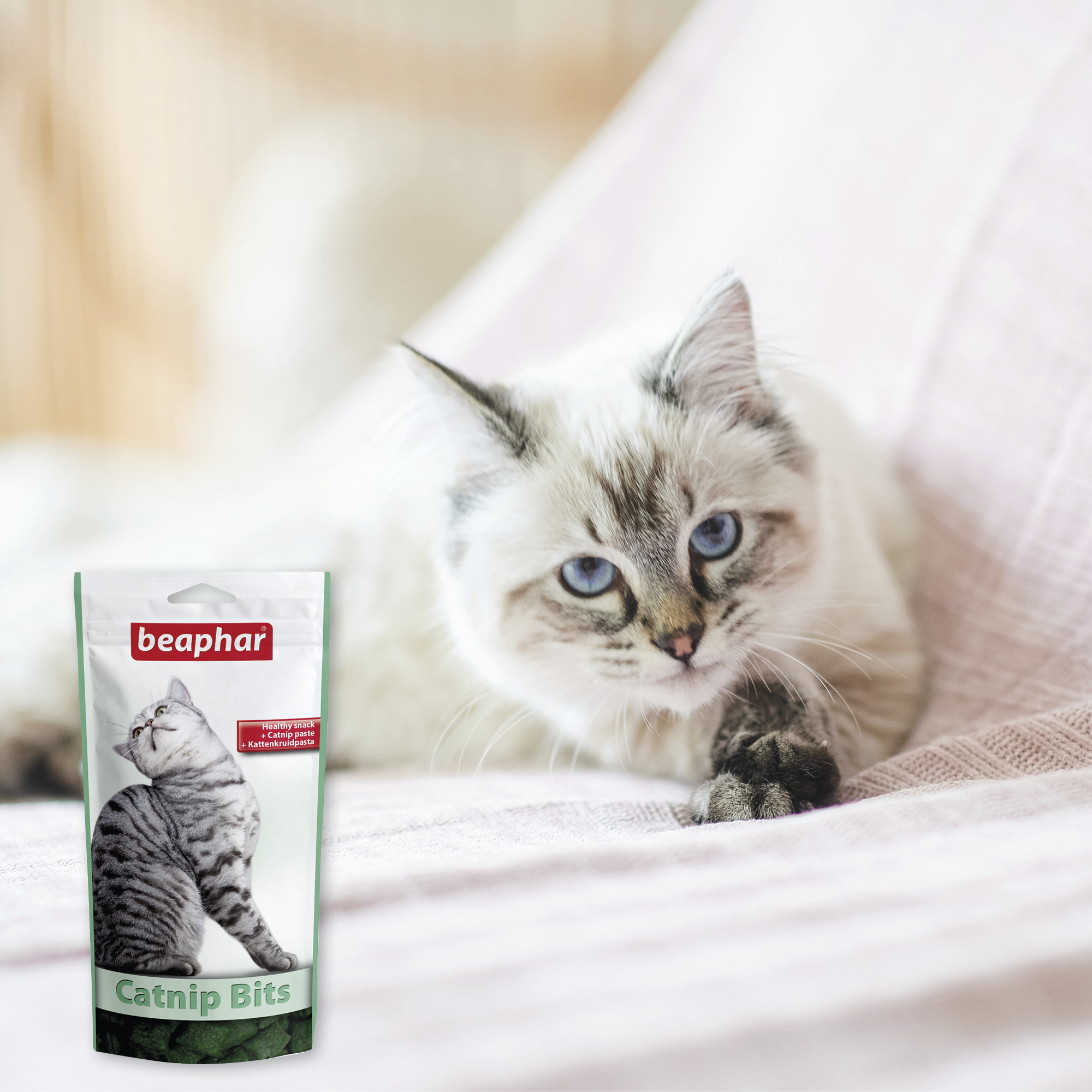 Beaphar Catnip Bits for Cats, 75 treats