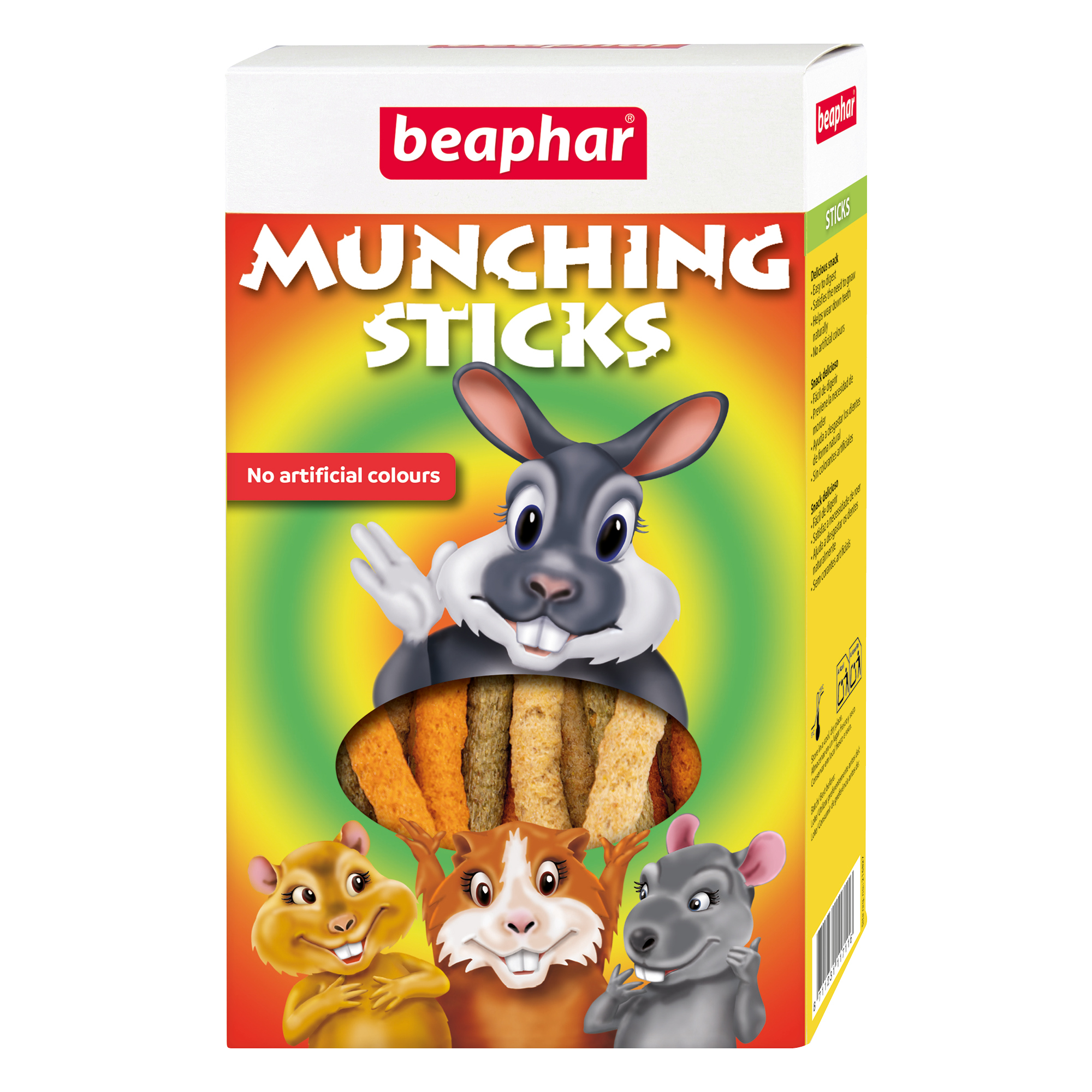 Beaphar Munching Sticks for Rabbits, Guinea Pigs, Hamsters and other small animals, 150g