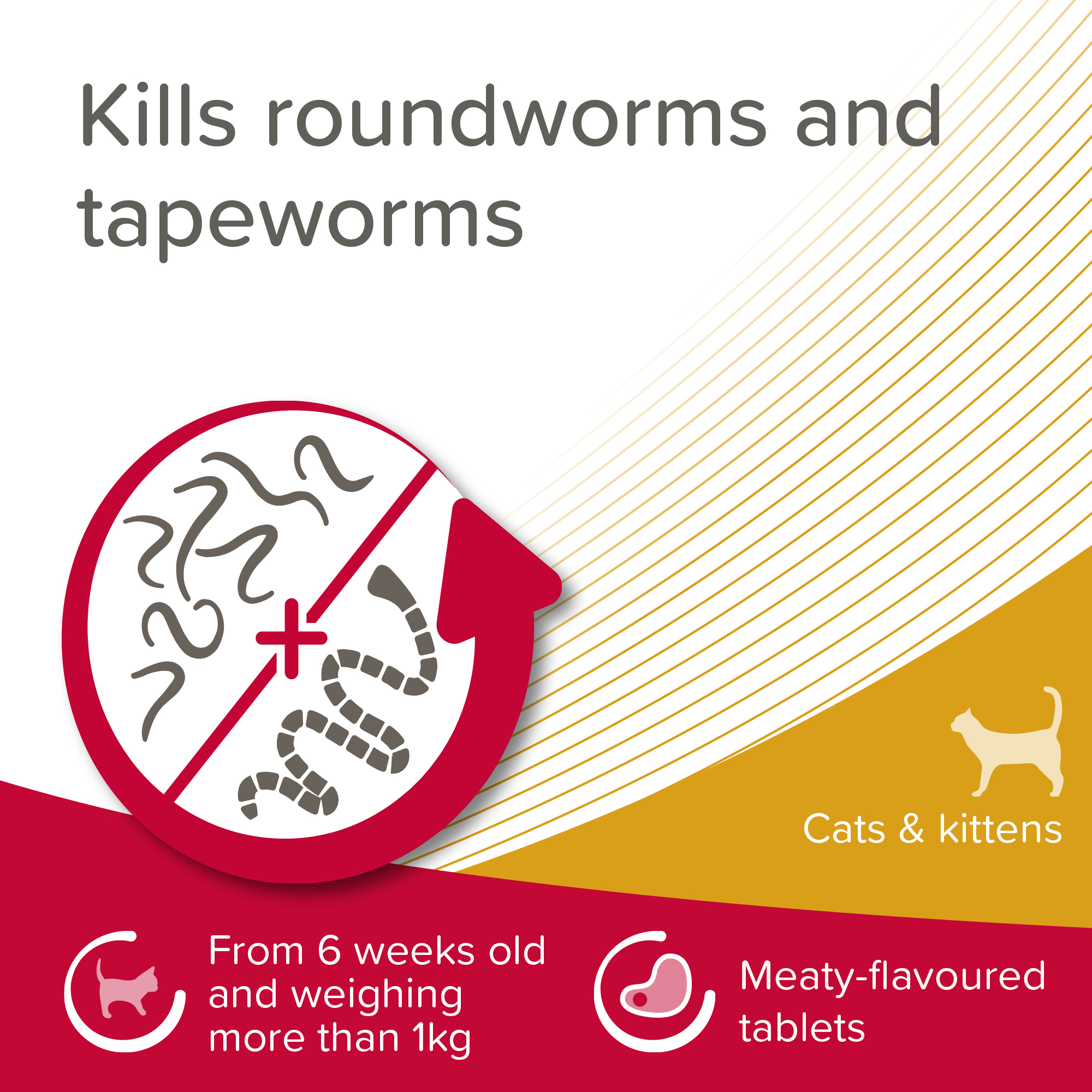 Beaphar WORMclear® Tablets for Cats - 2 Tablets