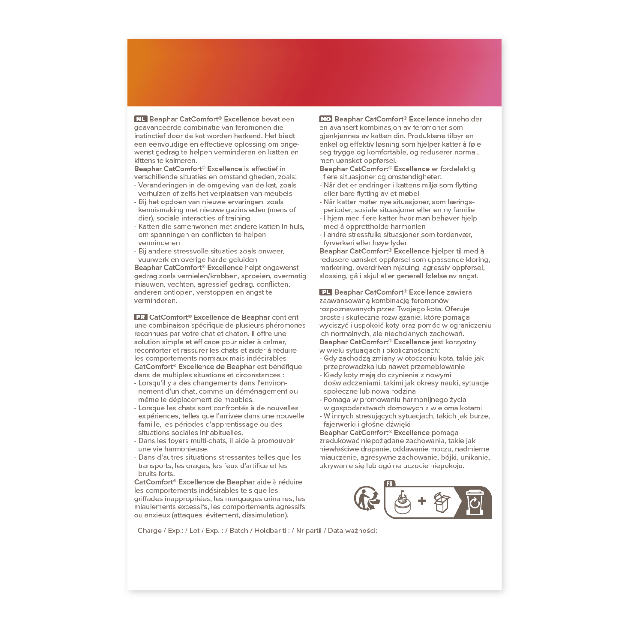 Beaphar CatComfort Excellence Verdamper & Vulling