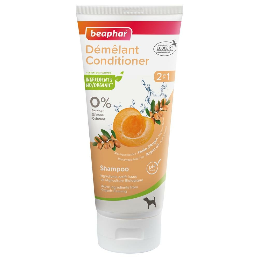 Shampoing Démêlant 2 en 1 labellisé ECOCERT pour chien