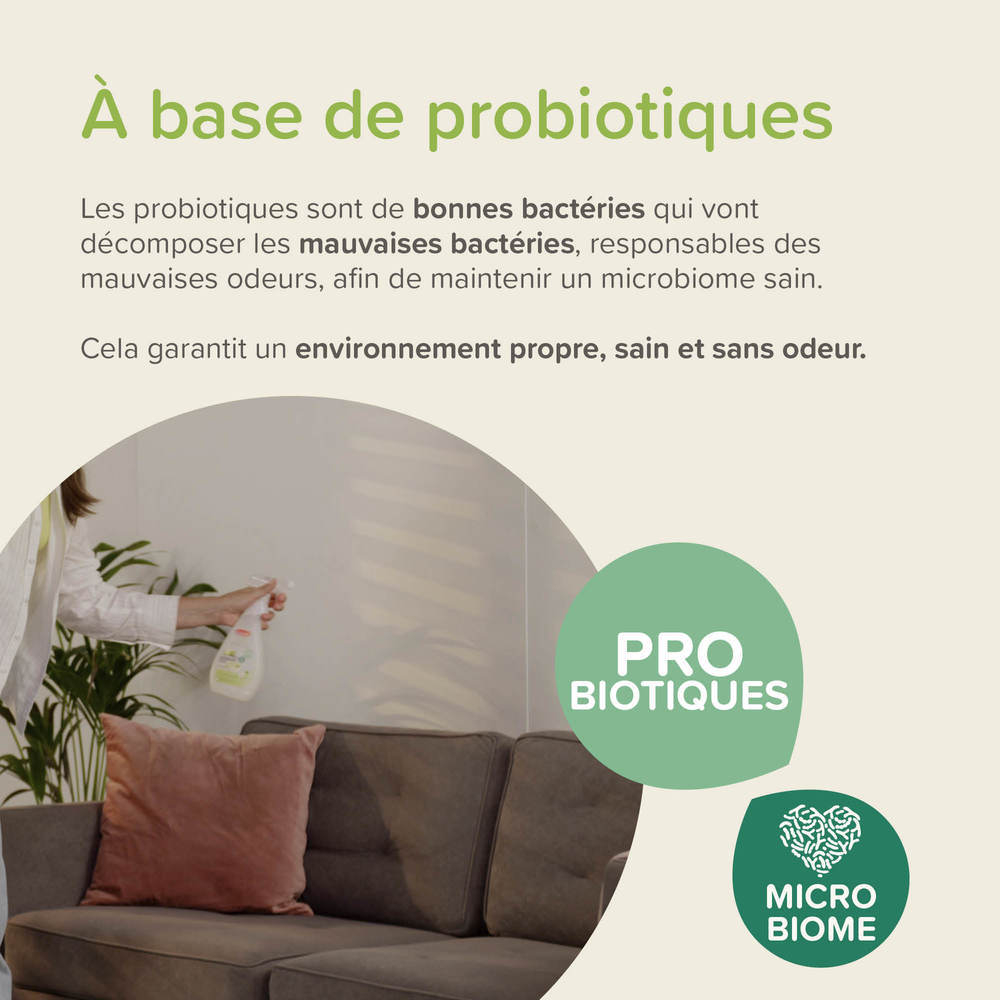 Spray Anti-Odeurs aux Probiotiques - 500 ml
