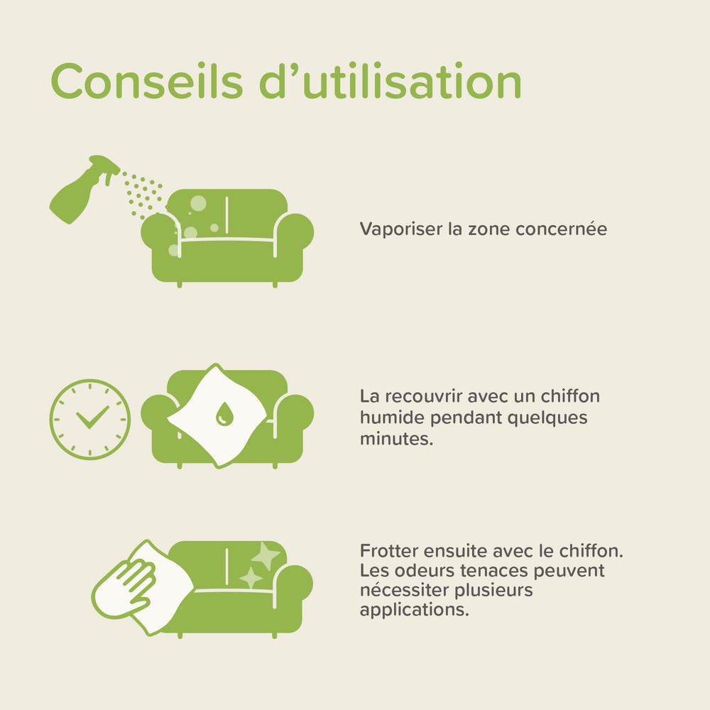 Spray Anti-Odeurs aux Probiotiques - 500 ml