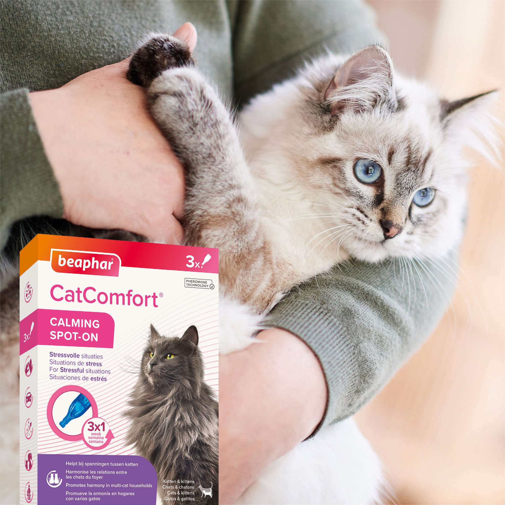 Beaphar CatComfort® Rustgevende Spot-On 3st